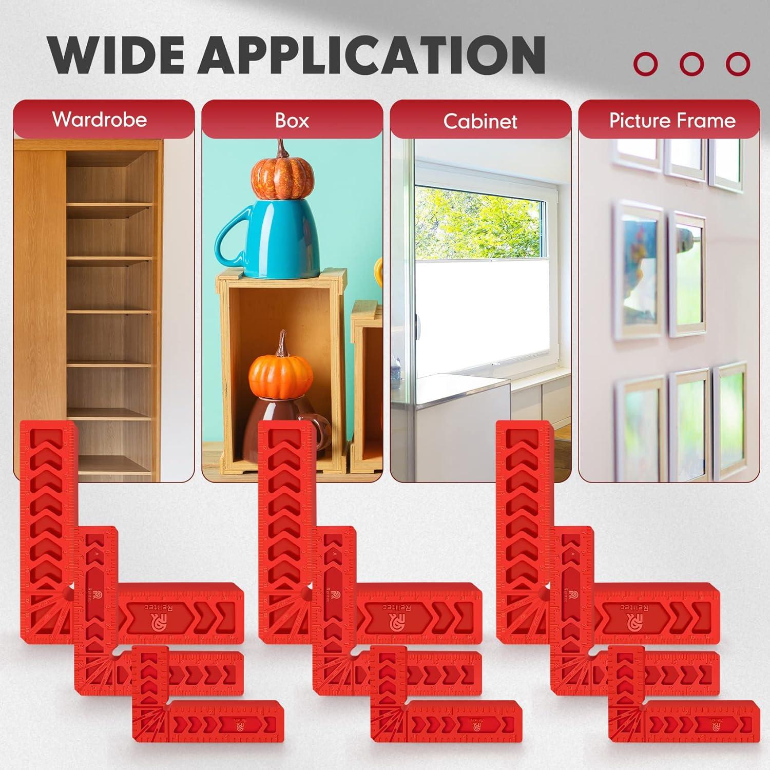 Esquinas de Posicionamiento Relitec 90 Grados Juego de 12