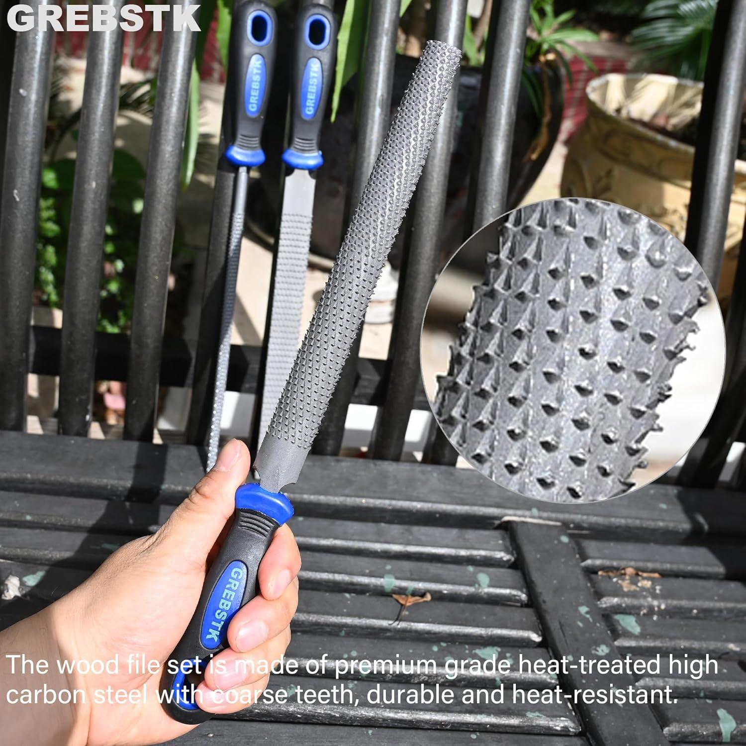 Juego de Lima de Madera GREBSTK 20 cm con Mazo de Haya