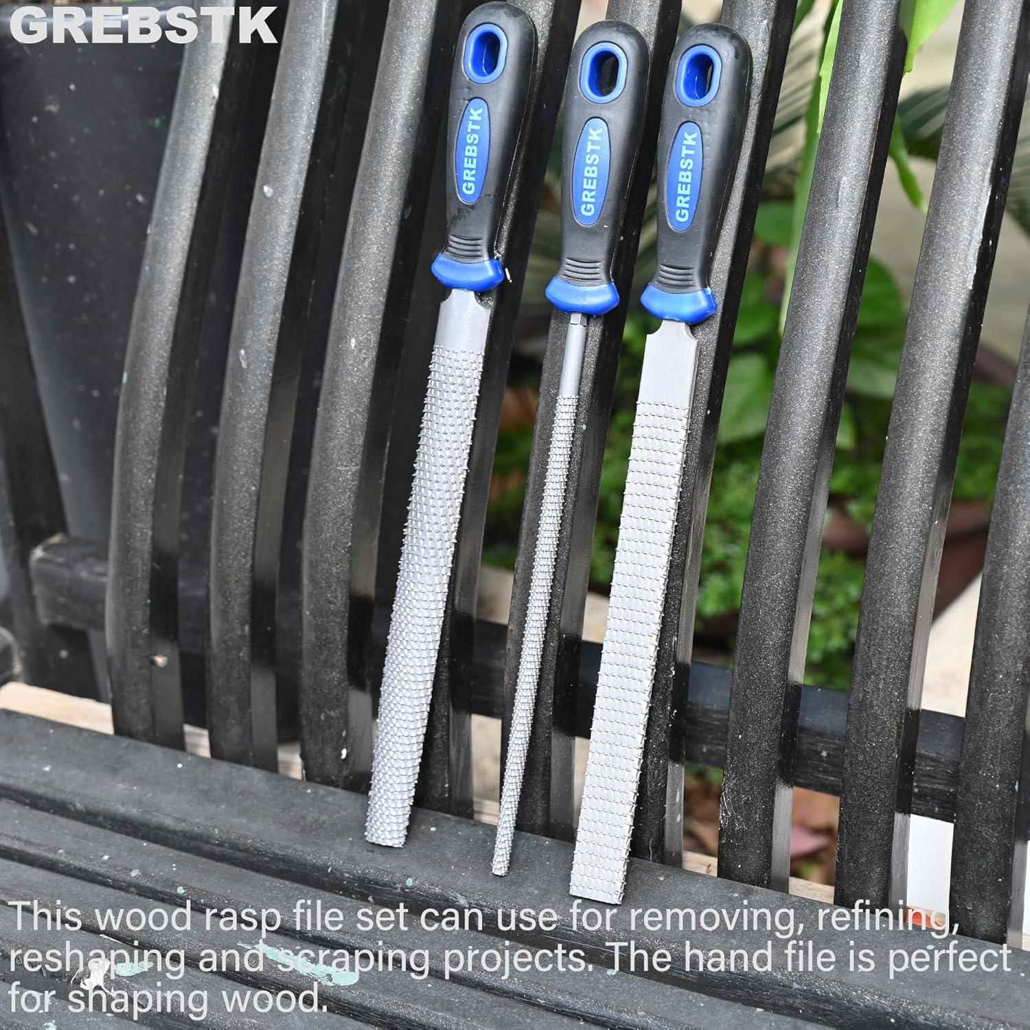 Juego de Lima de Madera GREBSTK 20 cm con Mazo de Haya