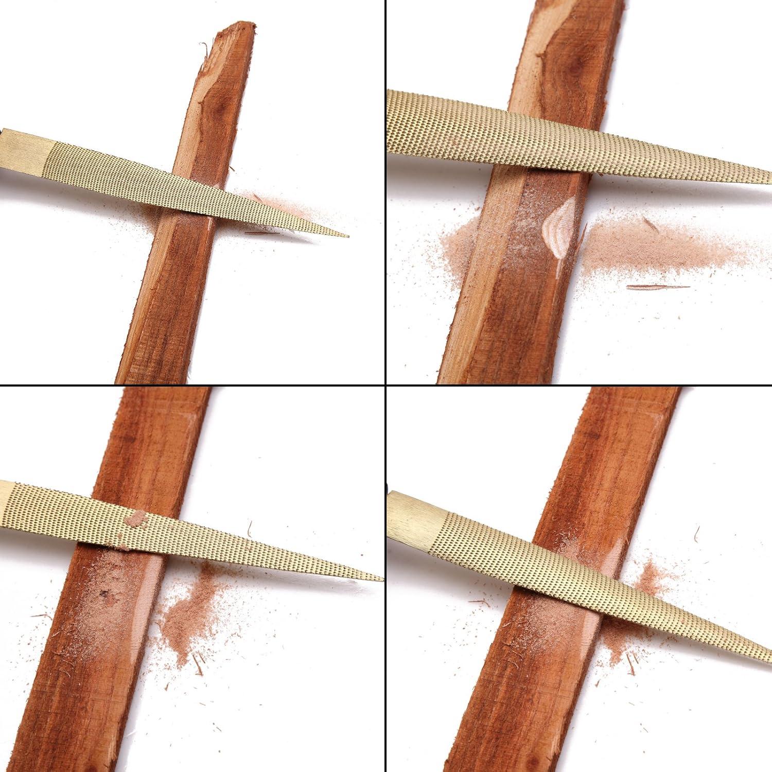 Juego de limas de madera NKTM 2 piezas 20,3 cm y 25,4 cm