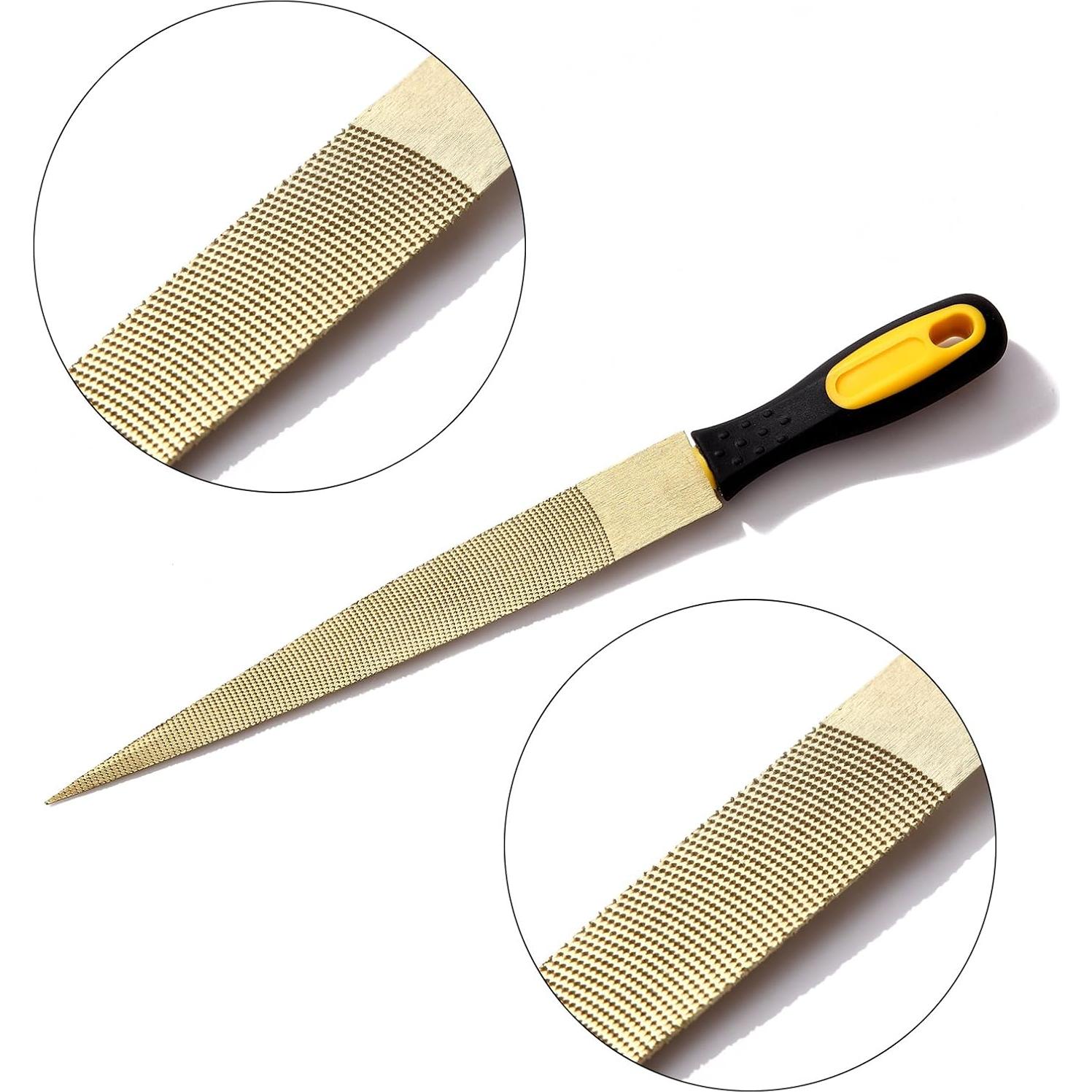 Juego de limas de madera NKTM 2 piezas 20,3 cm y 25,4 cm