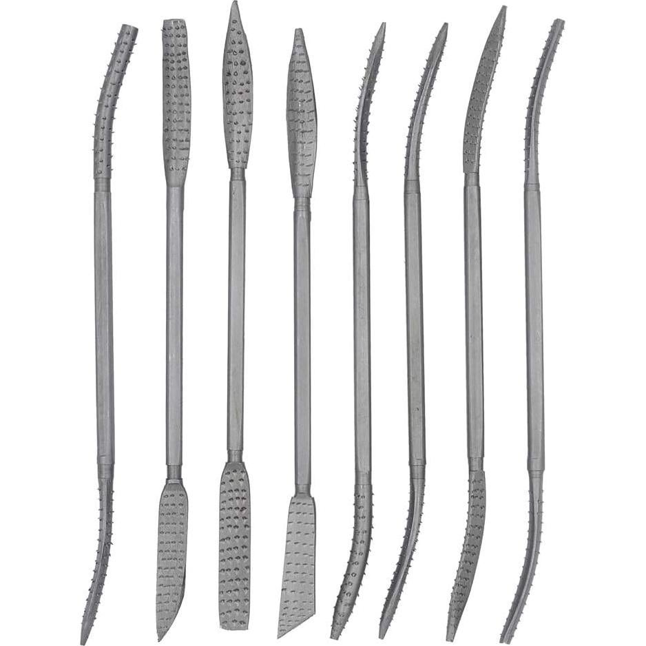 Kit de Archivos de Tallado en Madera DGOL - 8 Piezas 200mm