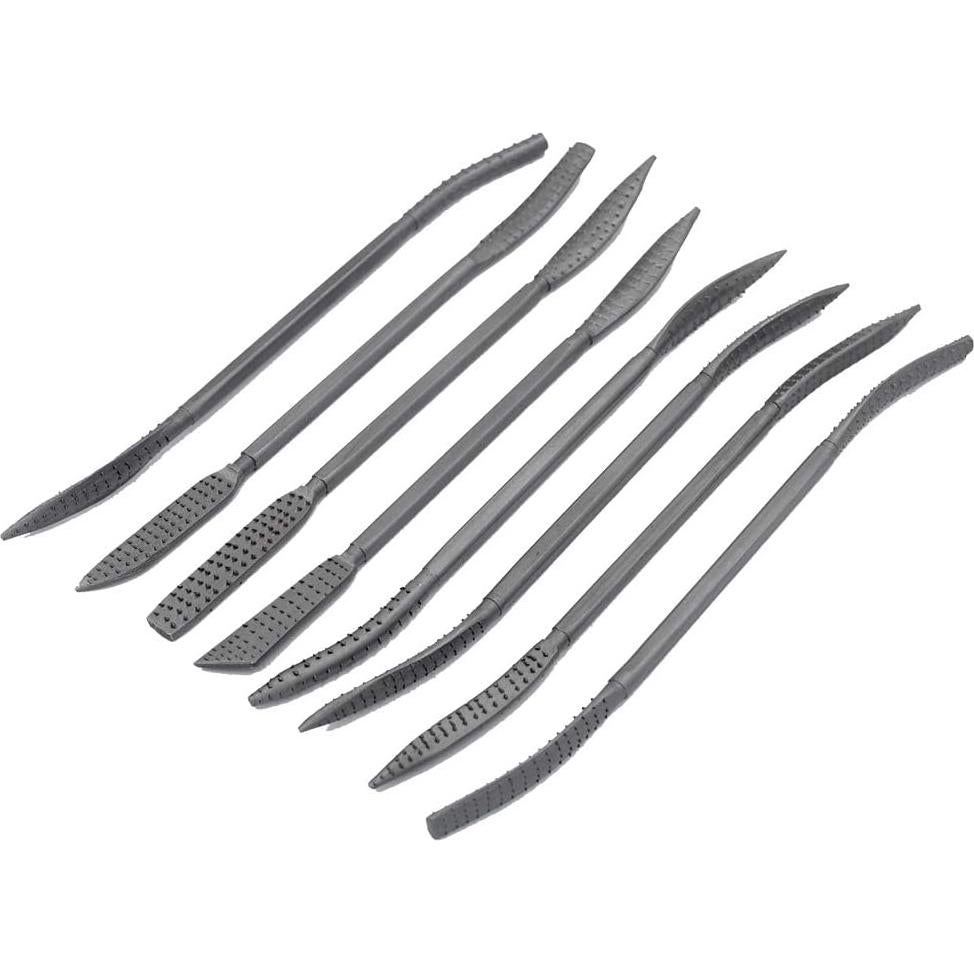 Kit de Archivos de Tallado en Madera DGOL - 8 Piezas 200mm