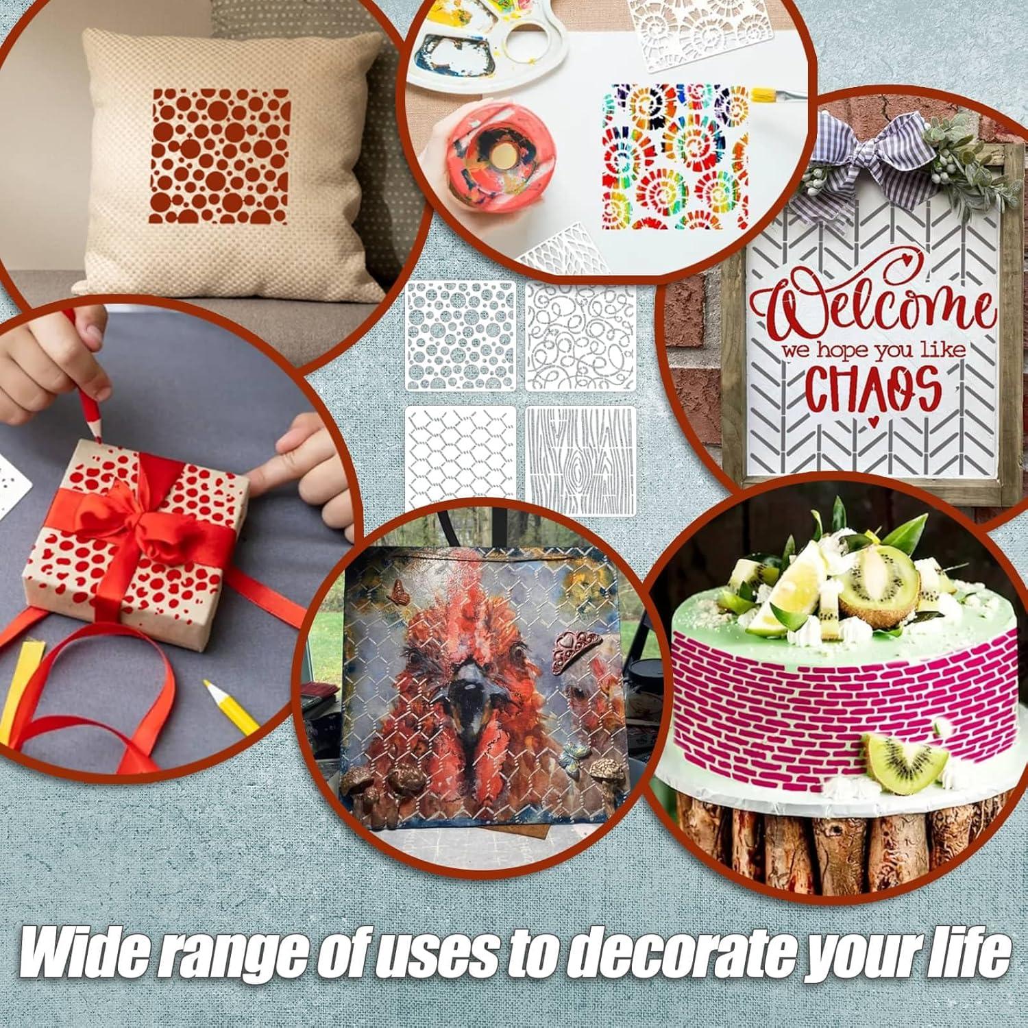 16 Plantillas Geométricas Reutilizables Felixcraft 15.24 cm