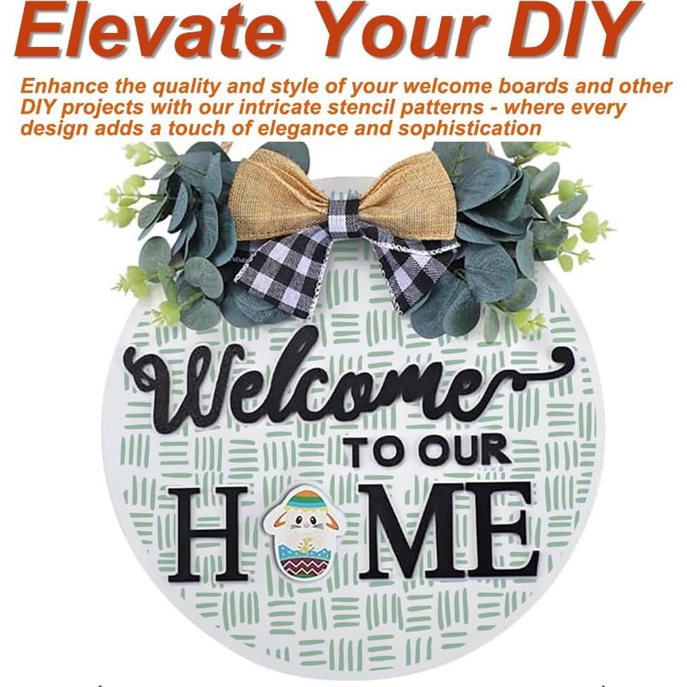 16 Plantillas Geométricas Reutilizables Felixcraft 15.24 cm