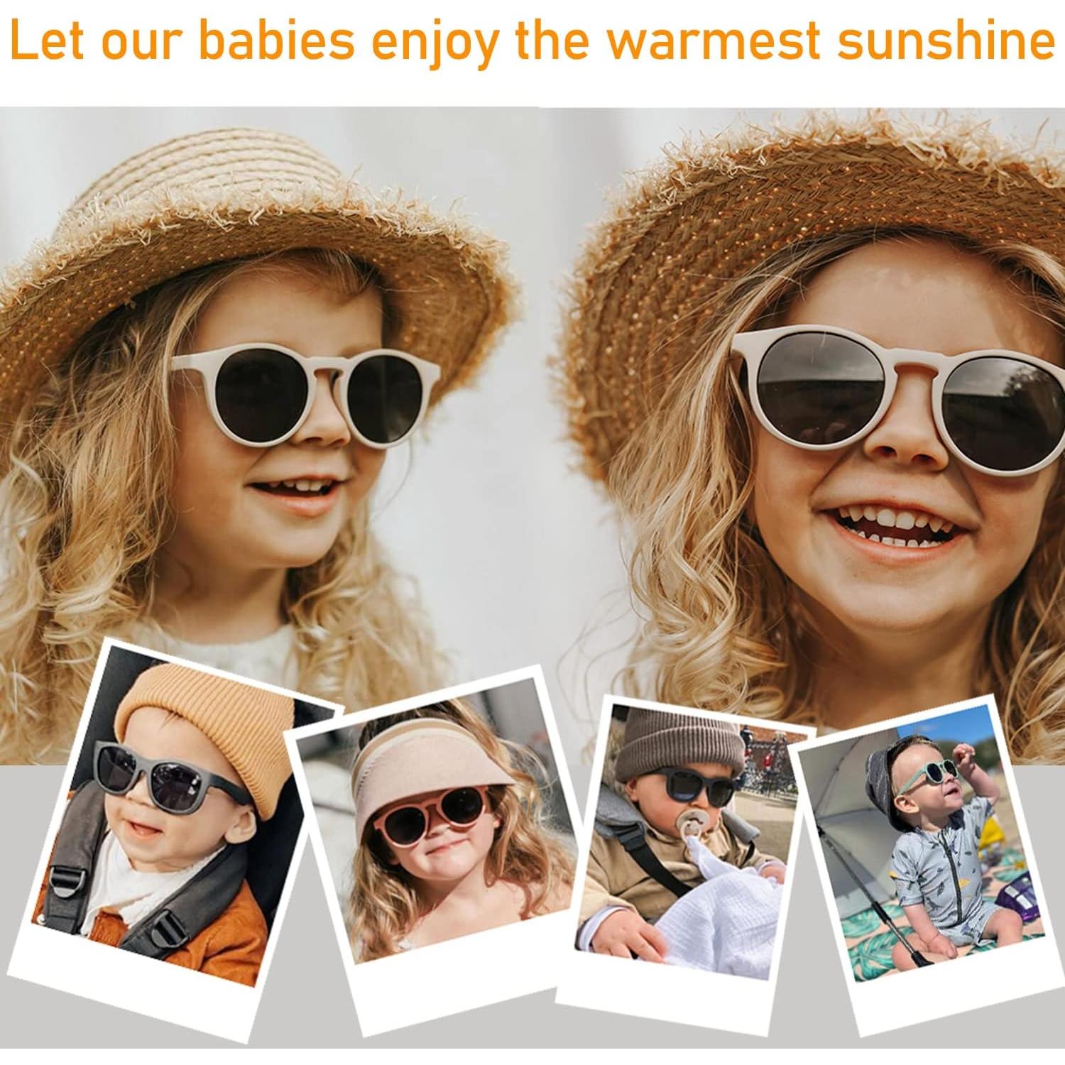 Gafas de Sol Polarizadas HJSTES para Bebés 0-3 Años - Protección UV400