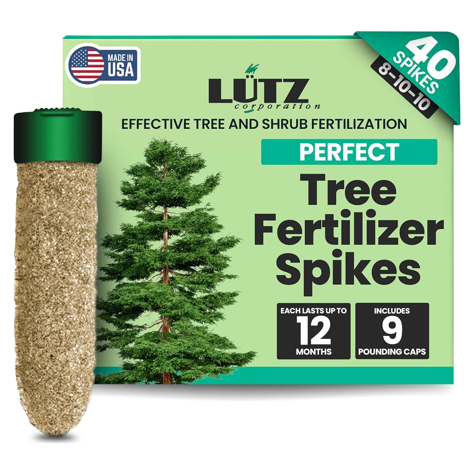 Picos de Fertilizante Lutz 40 Piezas 8-10-10 para Árboles