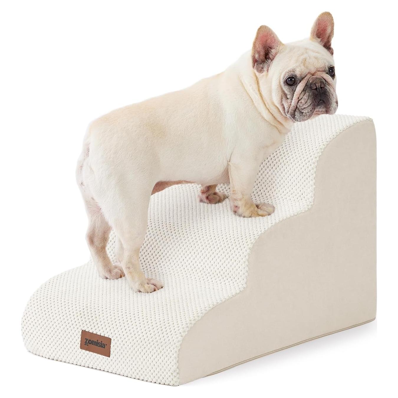 Escalera para Perros ZOMISIA 3 Escalones Espuma Antideslizante