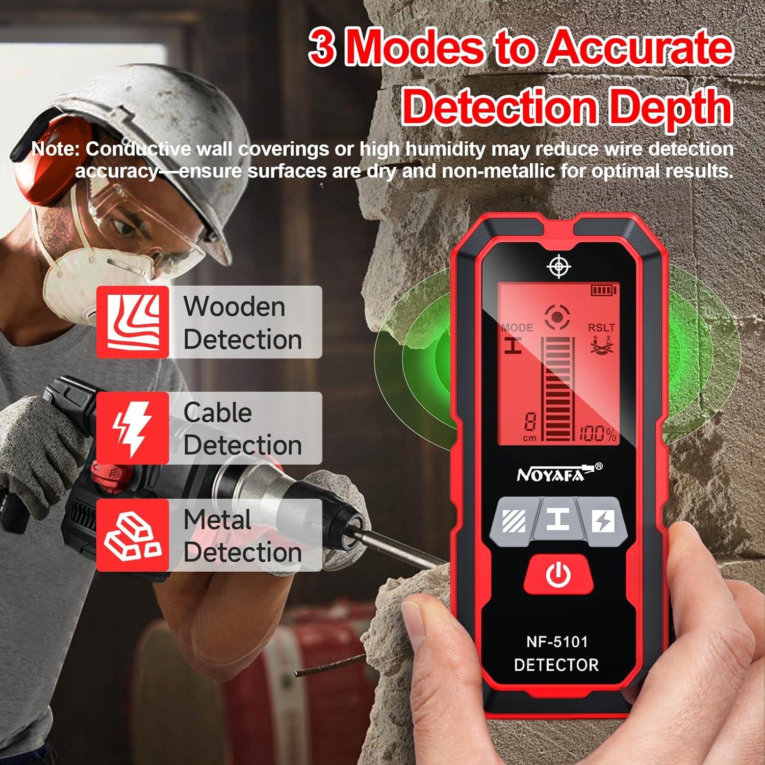 Detector de Pared Noyafa NF-5101 5-en-1 Alta Precisión