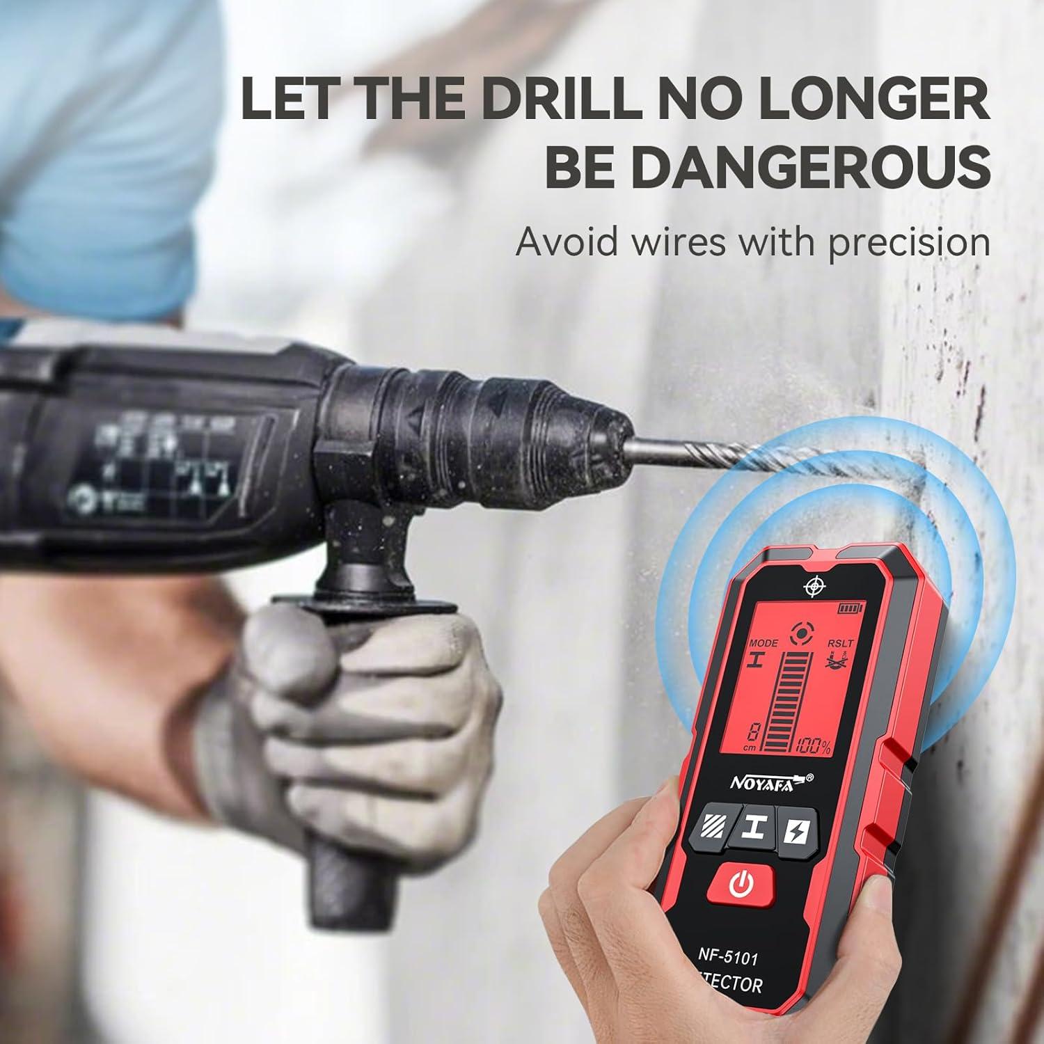 Detector de Pared Noyafa NF-5101 5-en-1 Alta Precisión