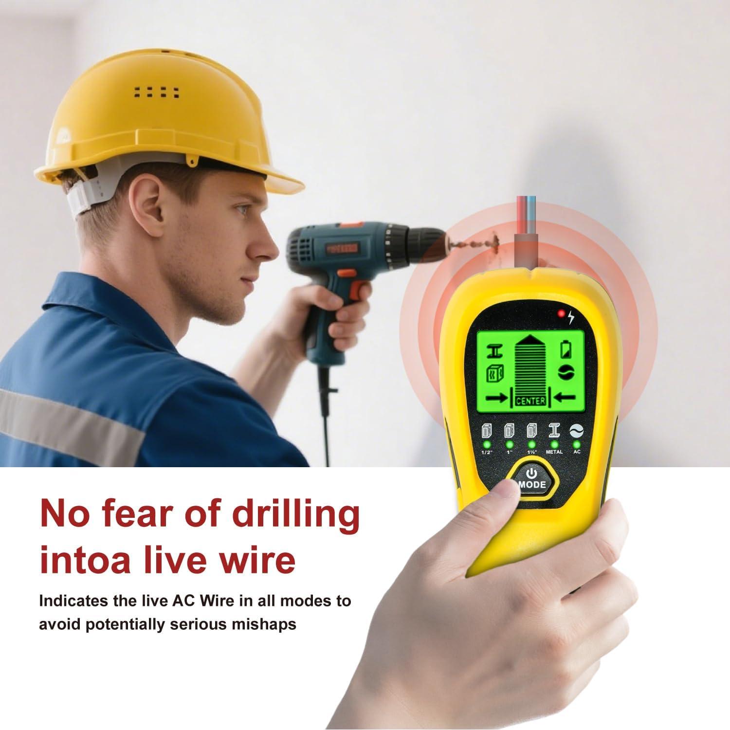 Detector de Montantes eOUTIL TH580 con LCD HD y Sensor Preciso