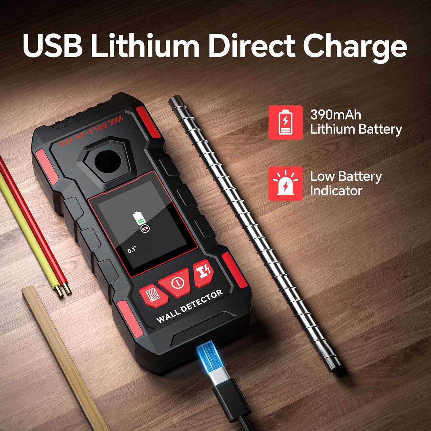 Buscador de Vigas GOTMEET NF-5105 Recargable 6 en 1