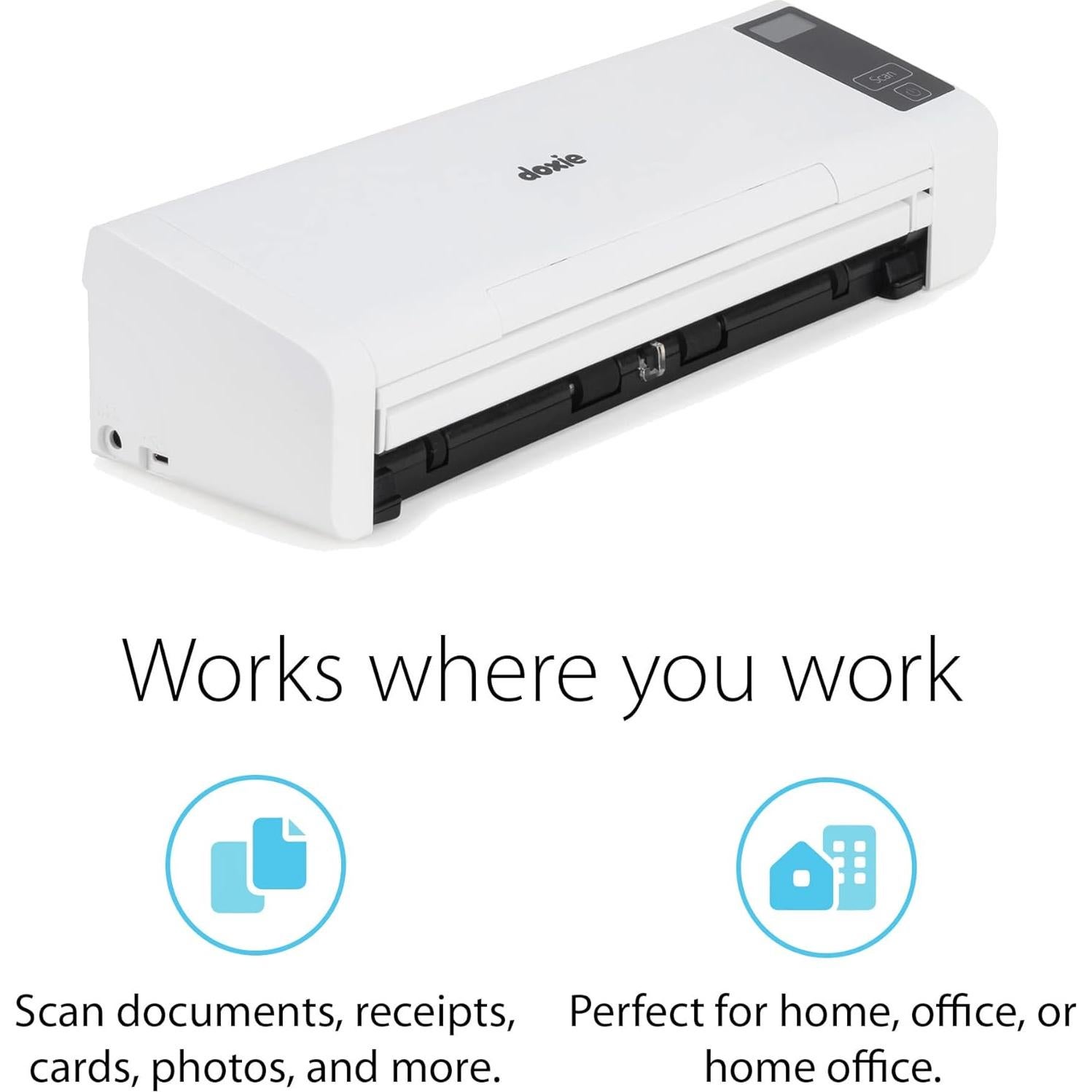 Escáner Doxie Pro DX400 Dúplex 600 dpi para Documentos