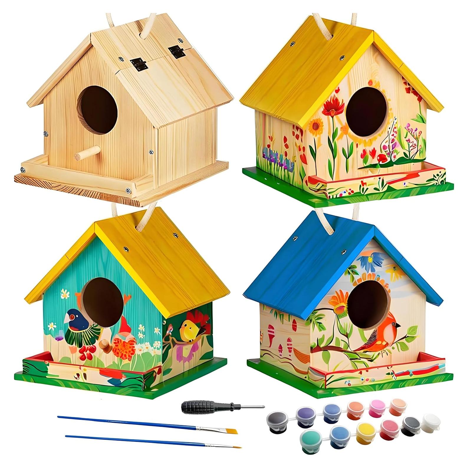 Kit de Casa para Aves de Madera DIY Dejila 15.24x16.51cm