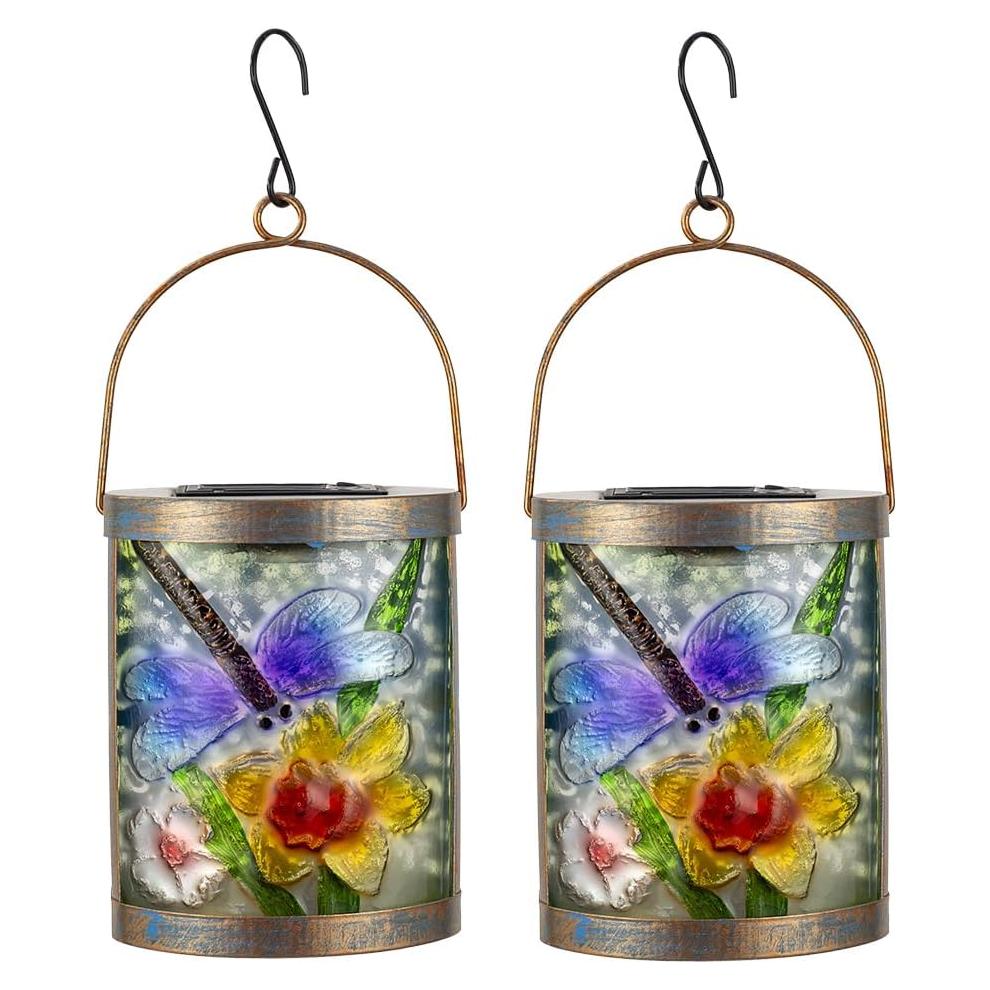 Linternas Solares Colgantes Sunnysolar 2 Pack Libélula