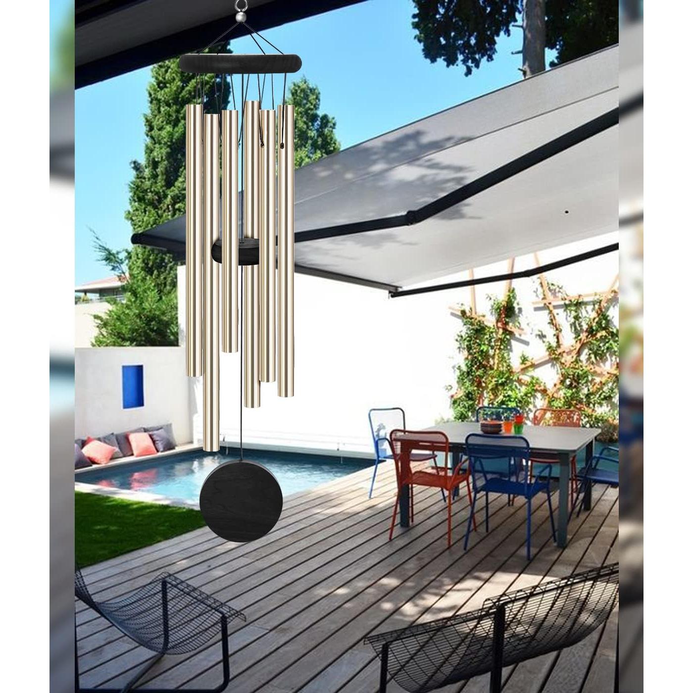 Campanas de Viento Memoriales SIONMYTF 66.8 cm Bronce 6 Tubos