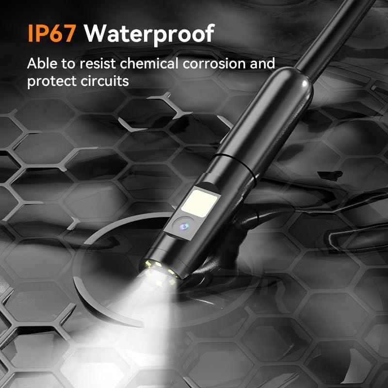 Cámara Endoscopio Doble Lente 4K WINWEND 5" IP67 5.03m