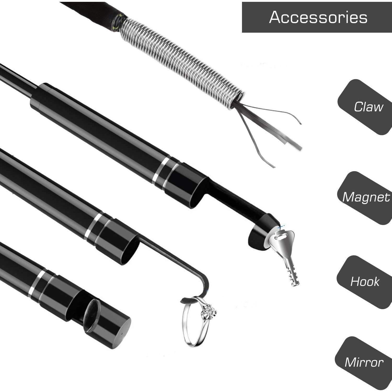 Endoscopio WiFi IPS IP Smart 2MP 5M Inalámbrico con Luz LED