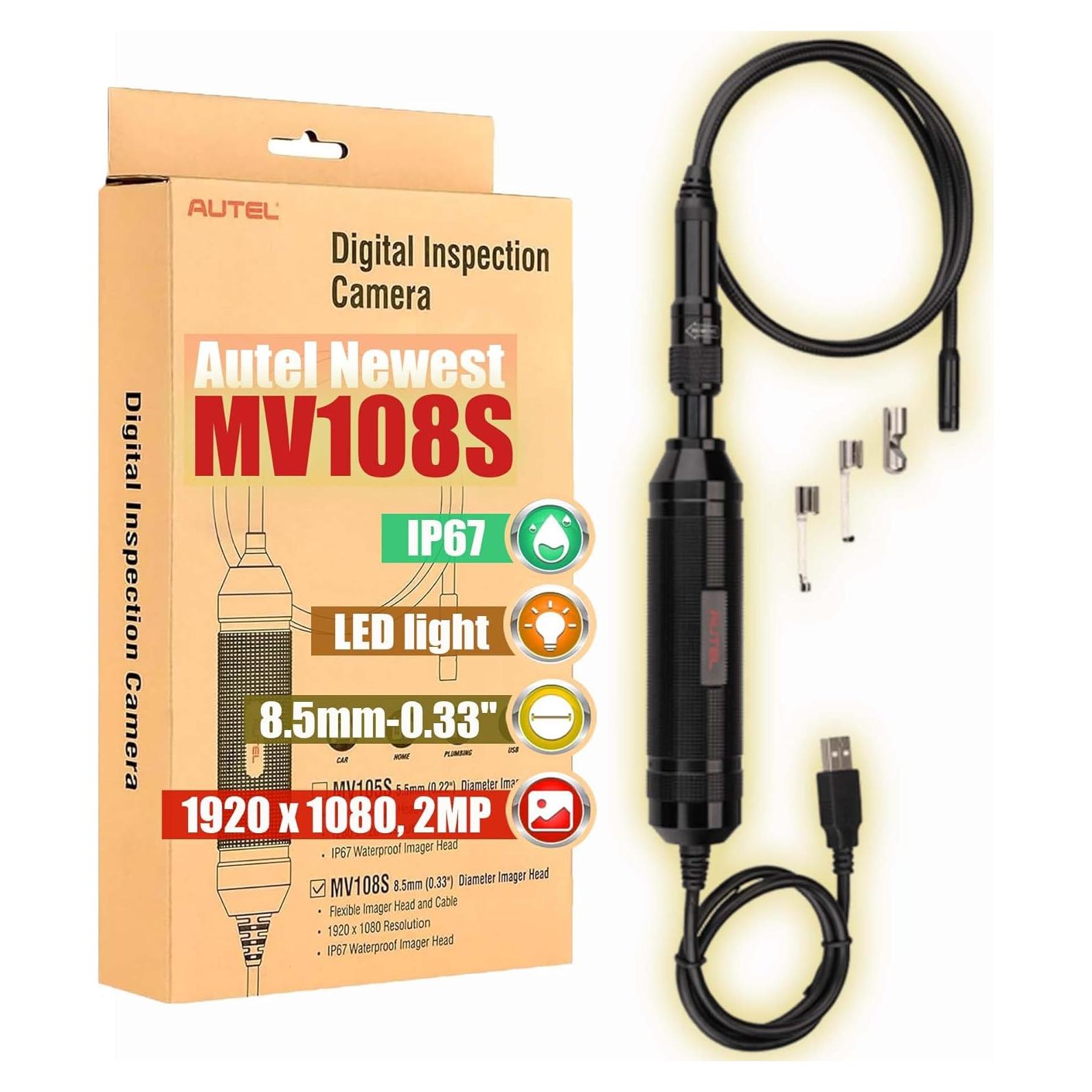 Cámara de Inspección Digital Autel MV108S 2MP 100cm IP67