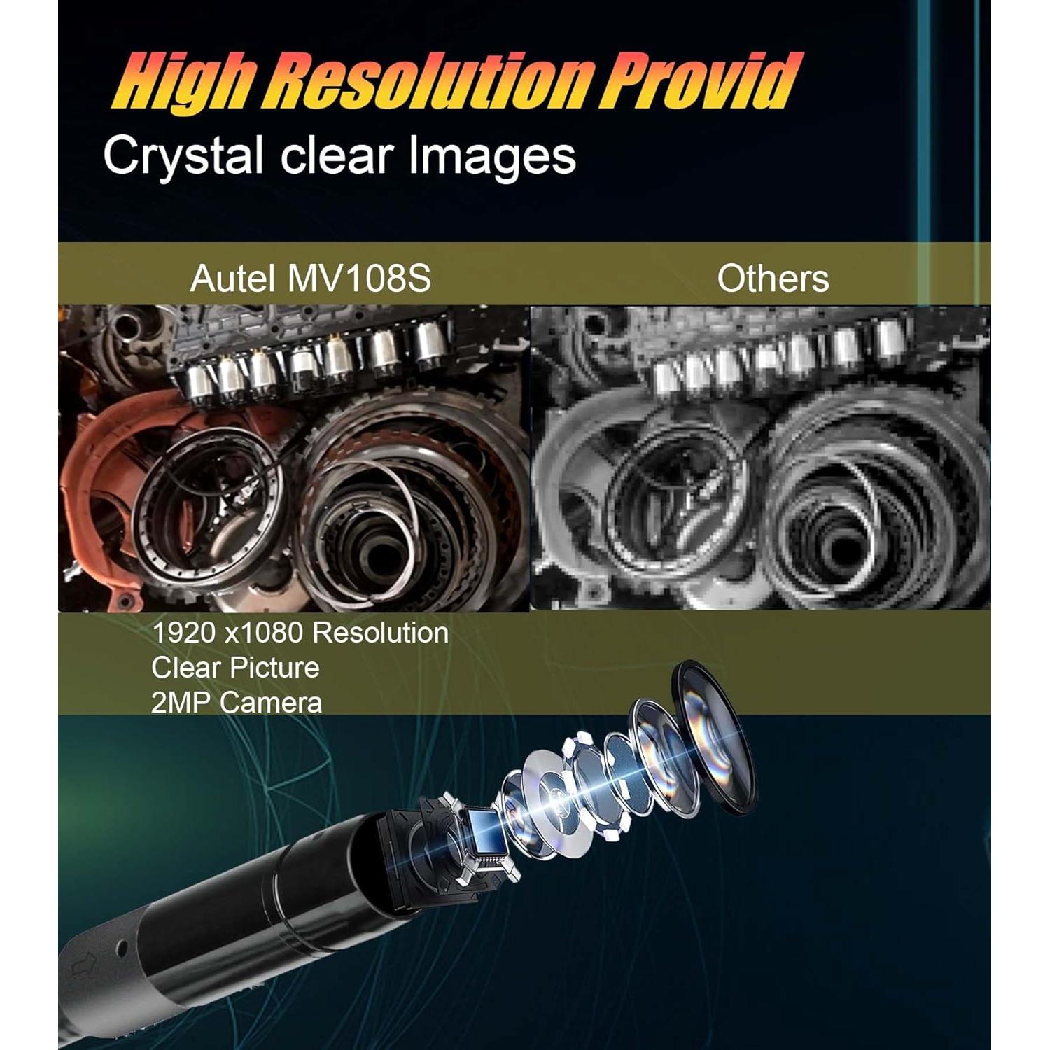 Cámara de Inspección Digital Autel MV108S 2MP 100cm IP67