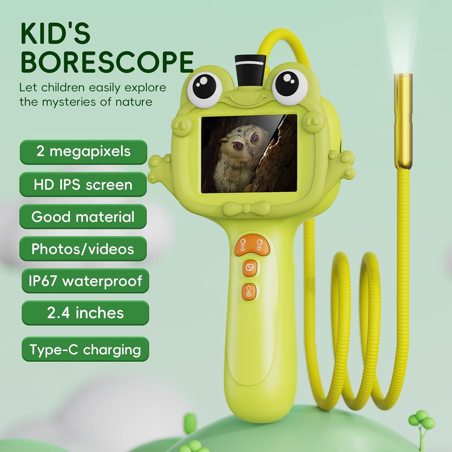 Cámara Borescope Infantil con Luz - Juguete STEM 5-10 Años