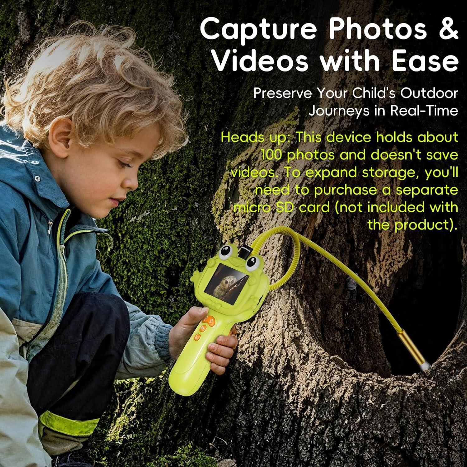 Cámara Borescope Infantil con Luz - Juguete STEM 5-10 Años