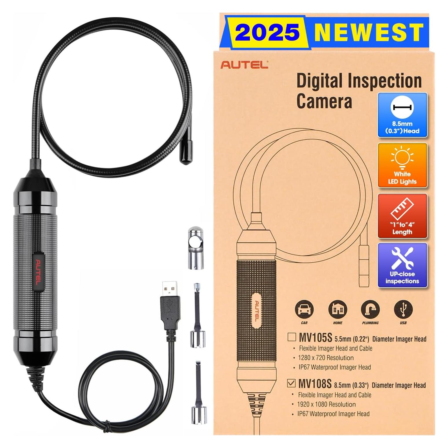 Cámara de Inspección Digital Autel MV108S 2MP IP67 1m