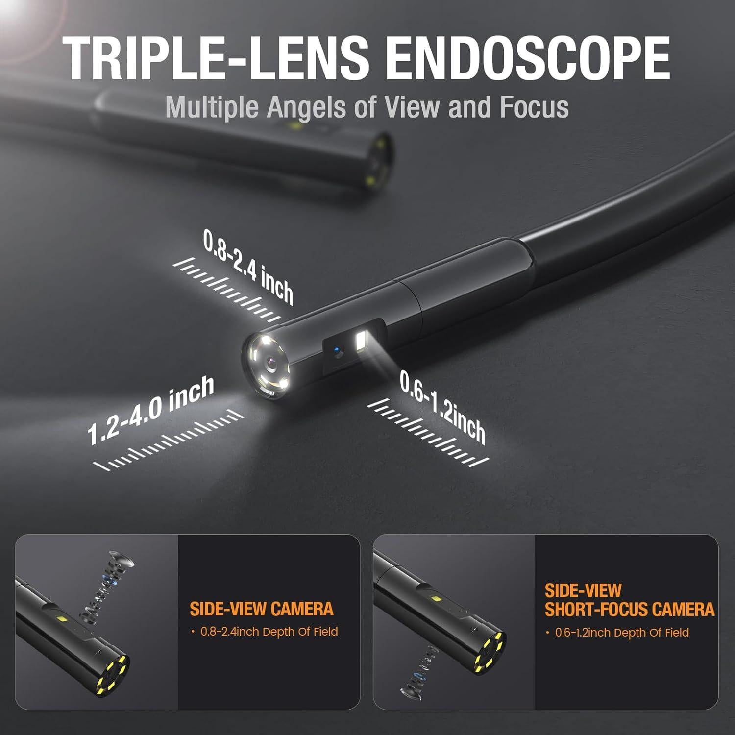 Sonda de Lente Triple Teslong 5.03M para MS450