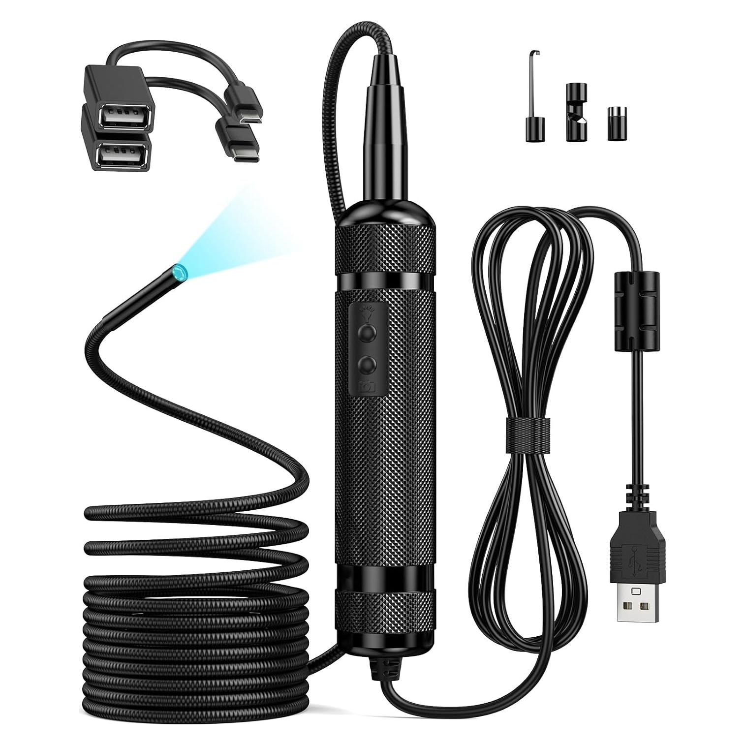 Endoscopio Automotriz FOXWELL VS300, 5.5mm, HD 1280P, IP67