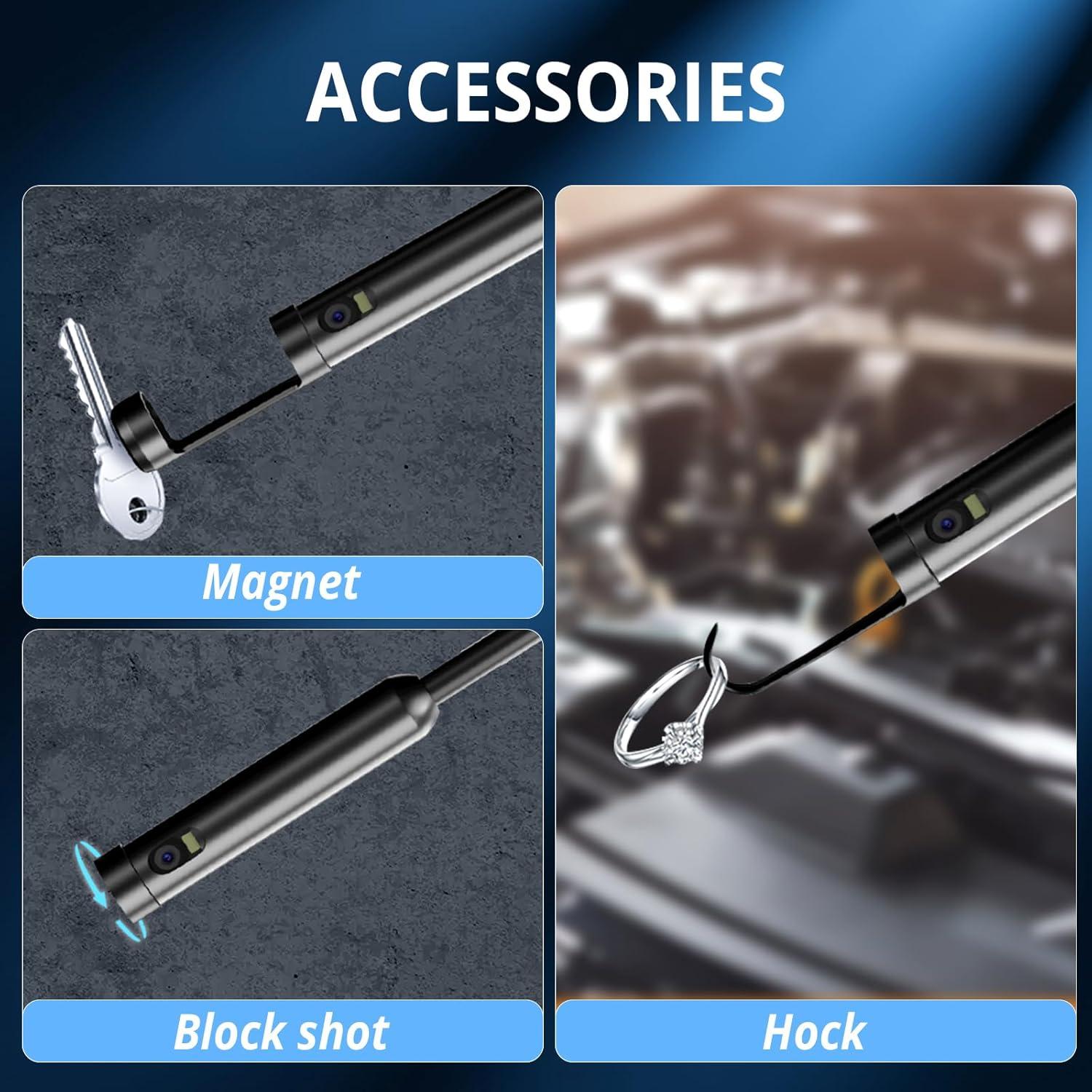 Cámara Endoscopio Doble Lente WOVTE 1920P 5m IP67