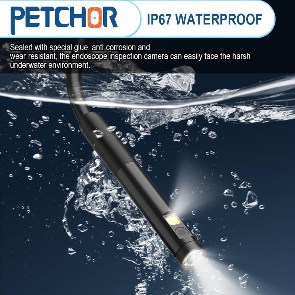 Cámara Endoscopio Doble Lente PETCHOR 1920P IP67 7.9mm