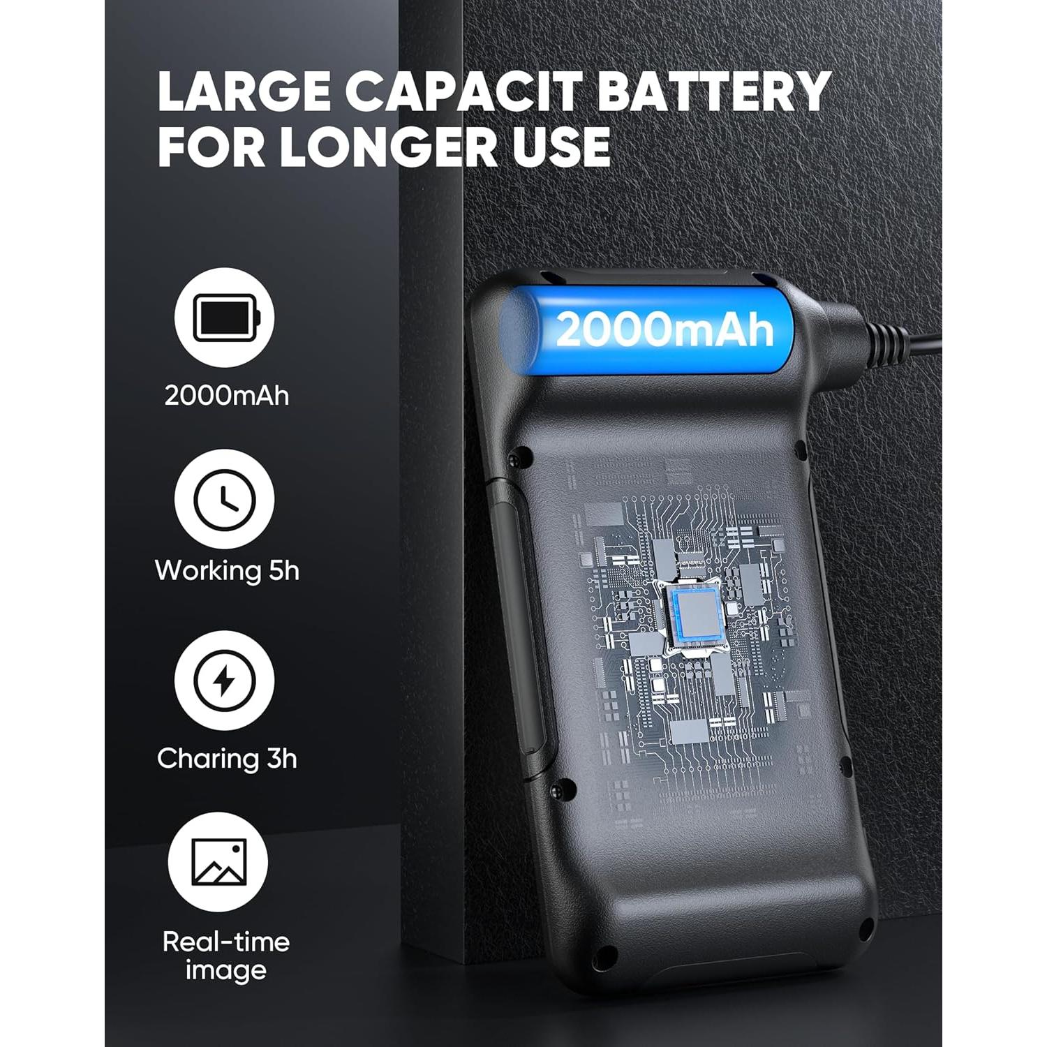 Cámara Endoscópica Industrial T TAKMLY 1080P 4.3" LCD IP67