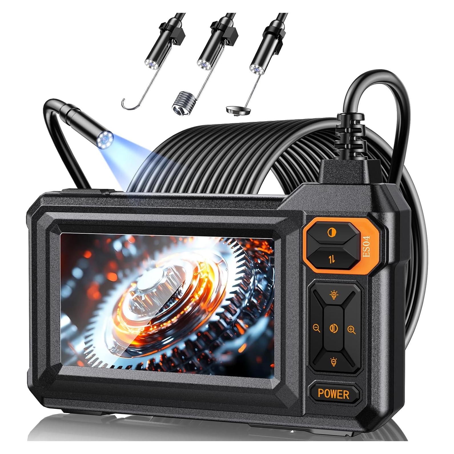 Cámara Endoscopio AukonVee 4.3" HD IP67 5m Luz LED