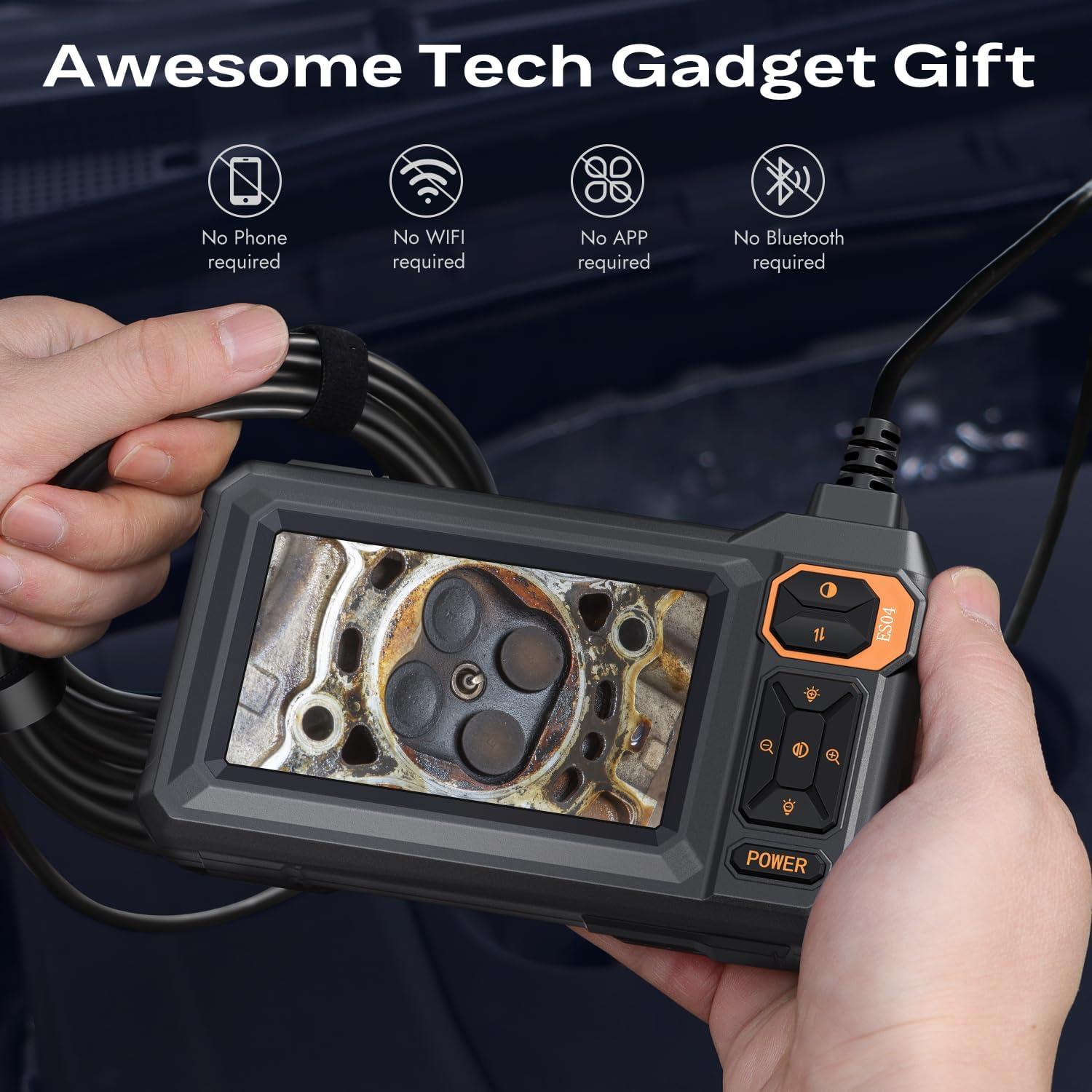 Cámara Endoscopio AukonVee 4.3" HD IP67 5m Luz LED