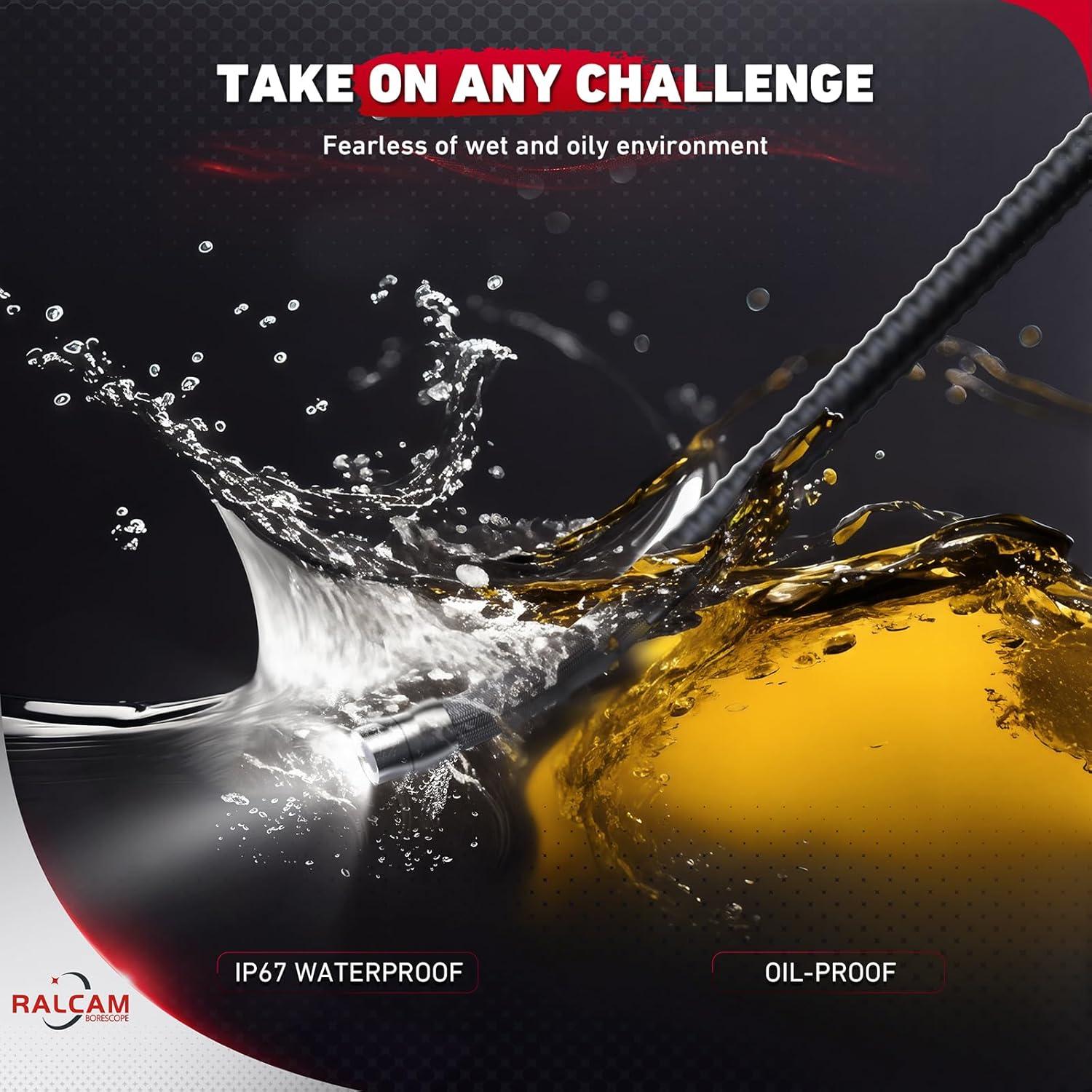 Borescopio Articulado Ralcam H408B-S1.5M 8.5mm 1.52m HD