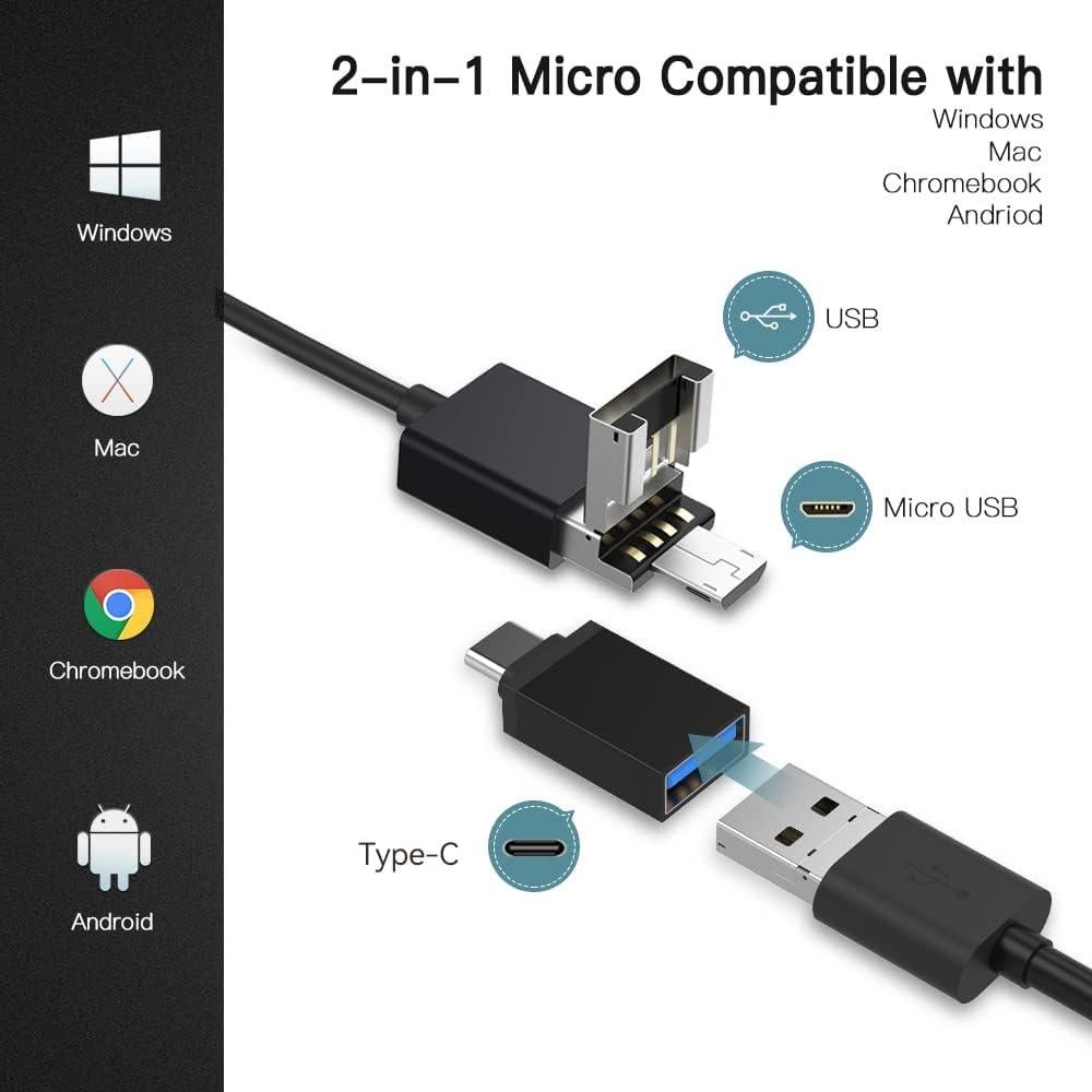 Borescope Rígido Teslong para Rifles 66 cm con LED y Espejo
