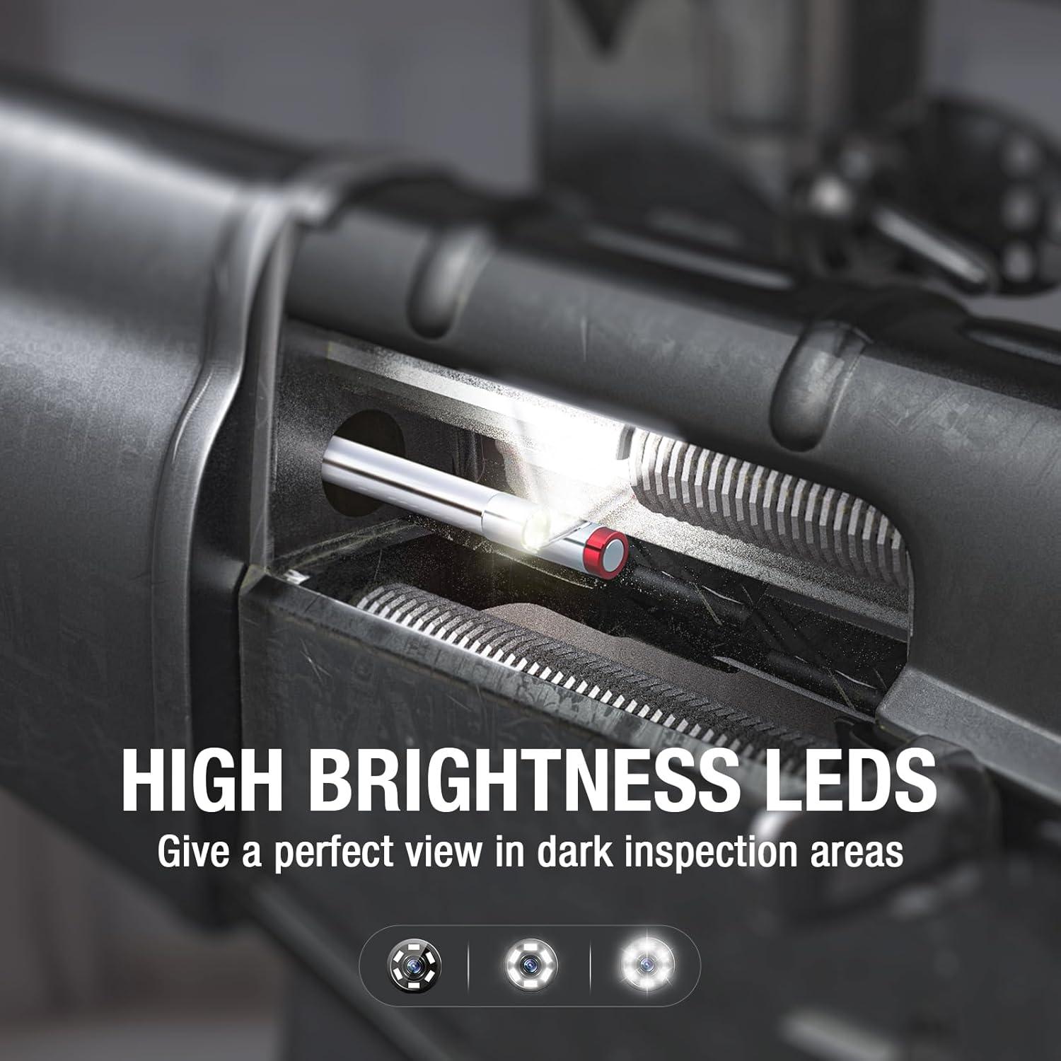 Borescope Teslong NTG200H 0.5cm con Pantalla 4.5" y Luz LED