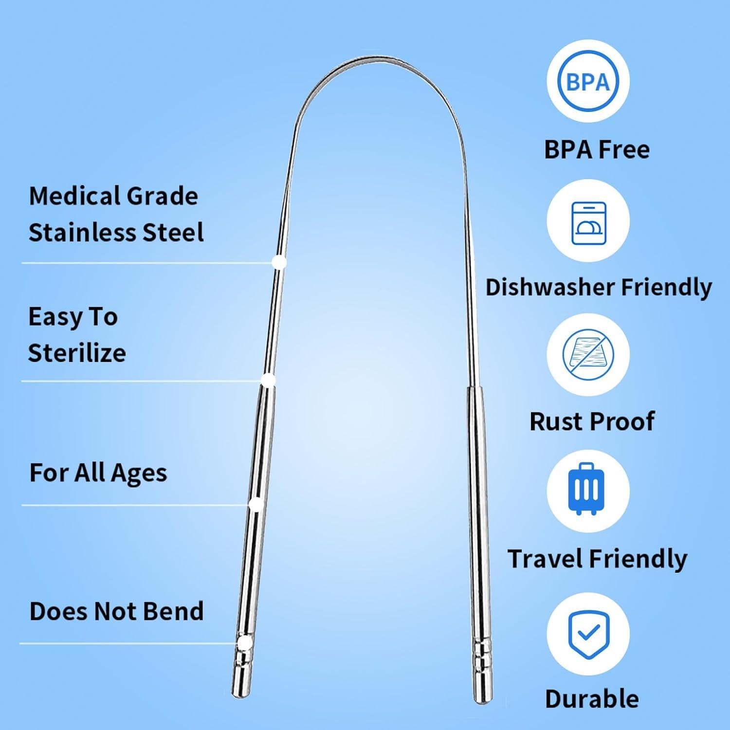 Cepillo de Dientes Eléctrico JTF Negro con 6 Cabezas y 5 Modos
