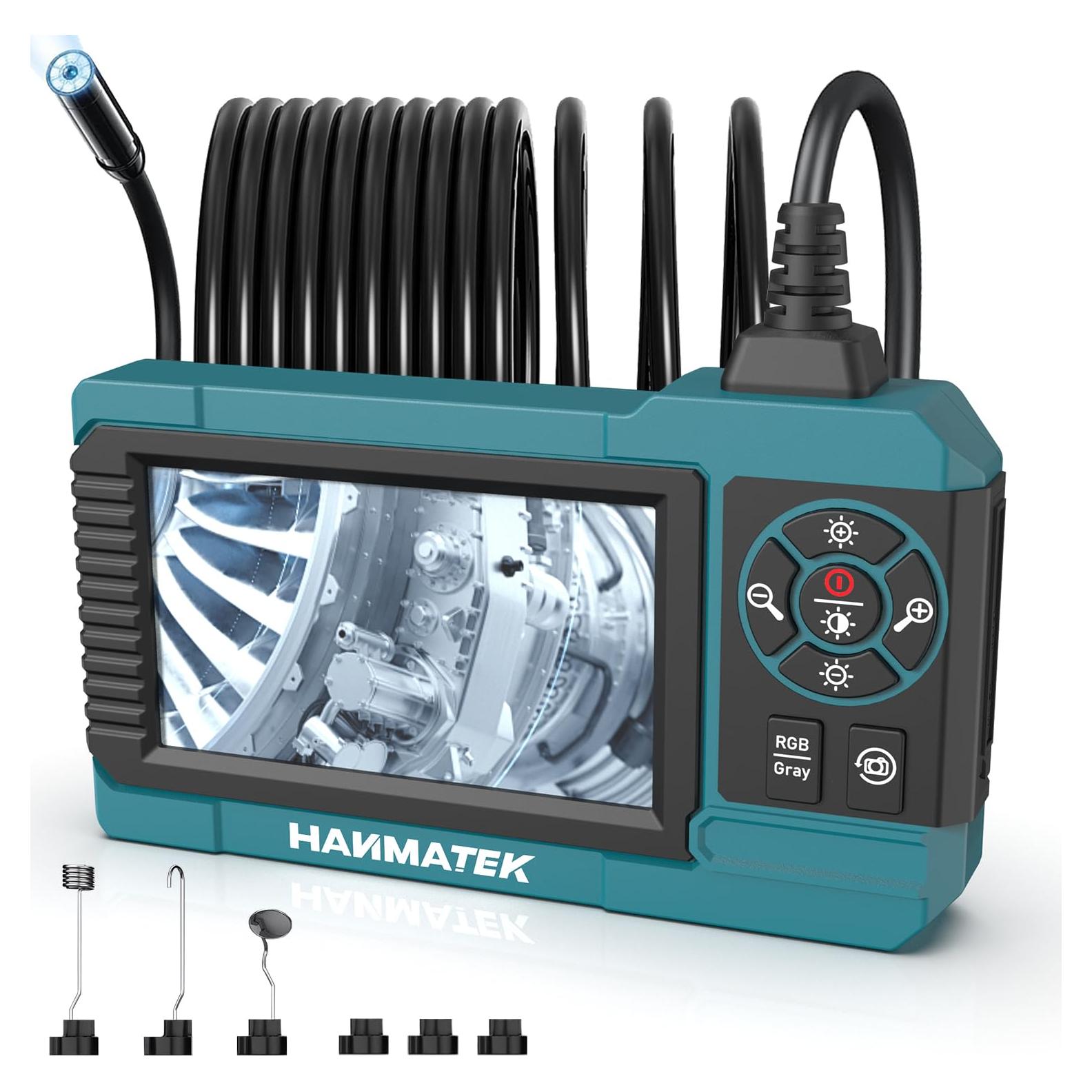 Endoscopio Industrial HANMATEK IE01 4.3" Pantalla TFT 5m IP67