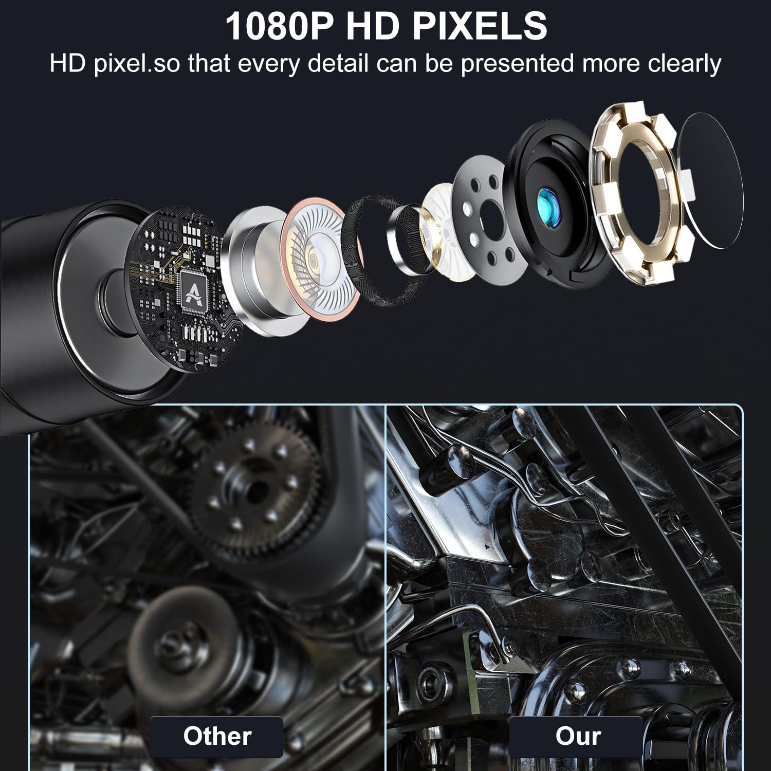 Endoscopio Industrial HANMATEK IE01 4.3" Pantalla TFT 5m IP67