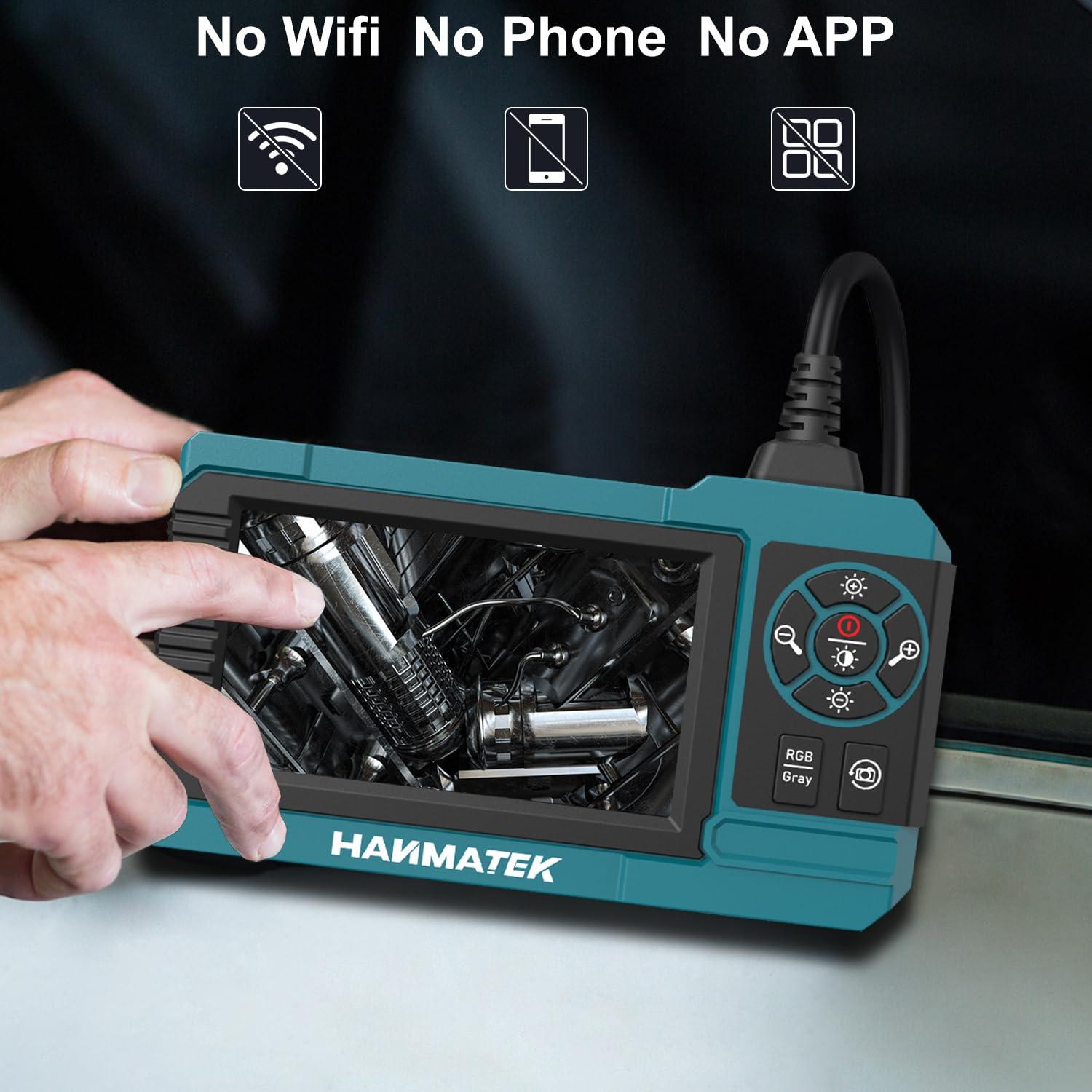 Endoscopio Industrial HANMATEK IE01 4.3" Pantalla TFT 5m IP67