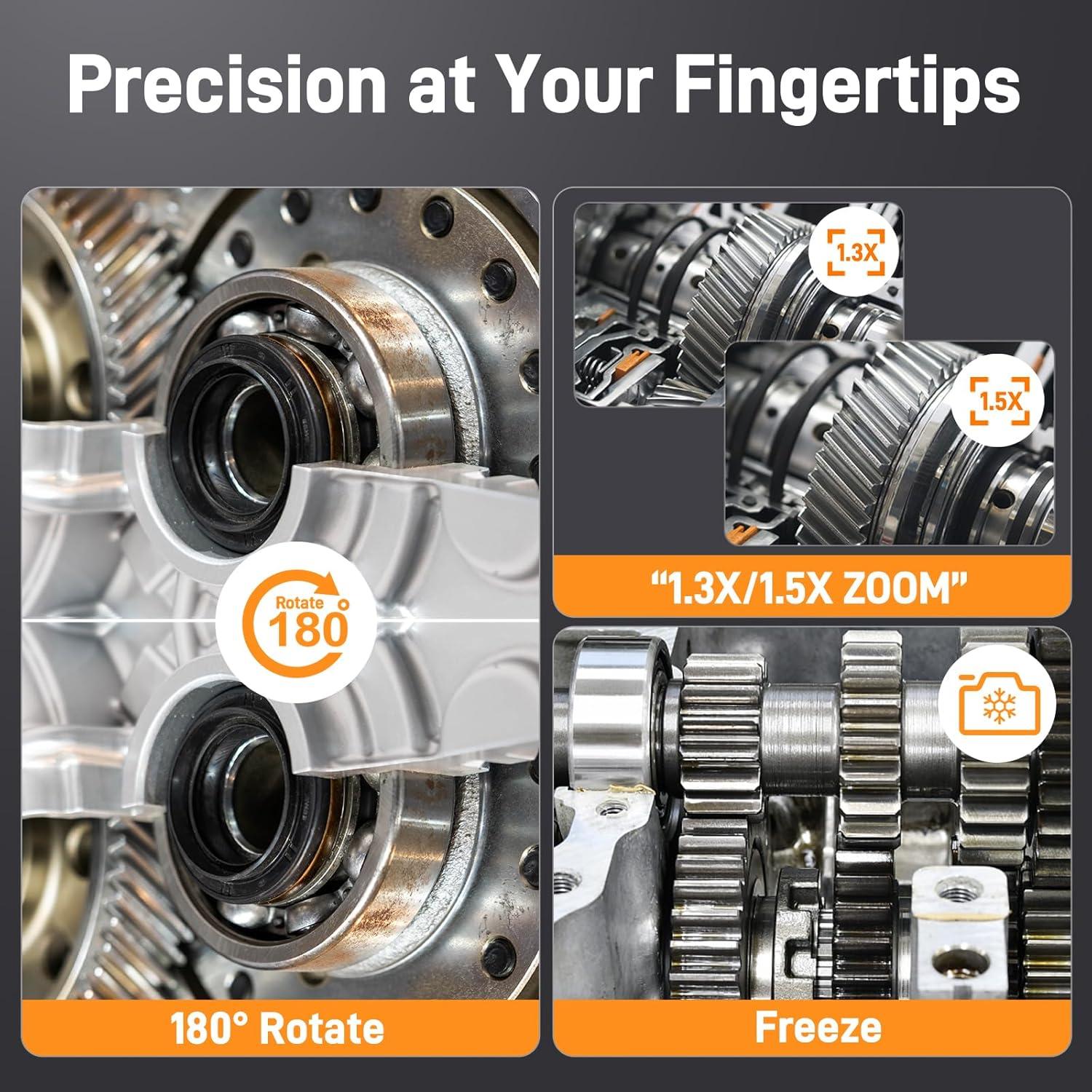 Endoscopio Doble Lente Teslong 5.03m con Luz LED y Cámara