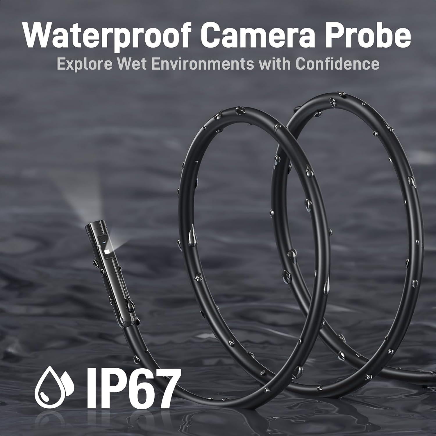 Endoscopio Doble Lente Teslong 5.03m con Luz LED y Cámara