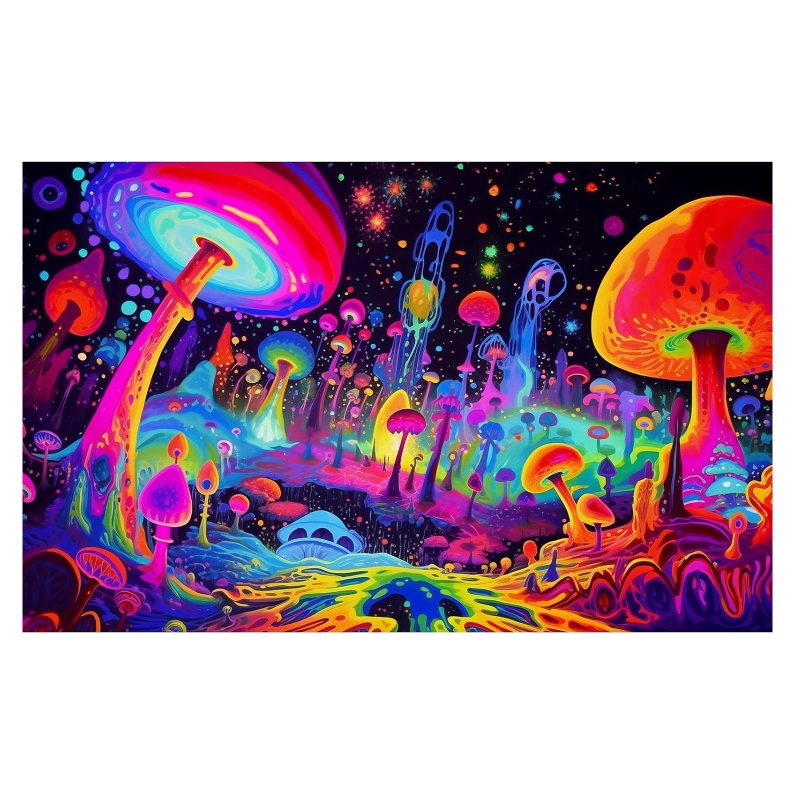 Fondo de Acuario Vinilo 60x30cm CaterRina Tema Hongos