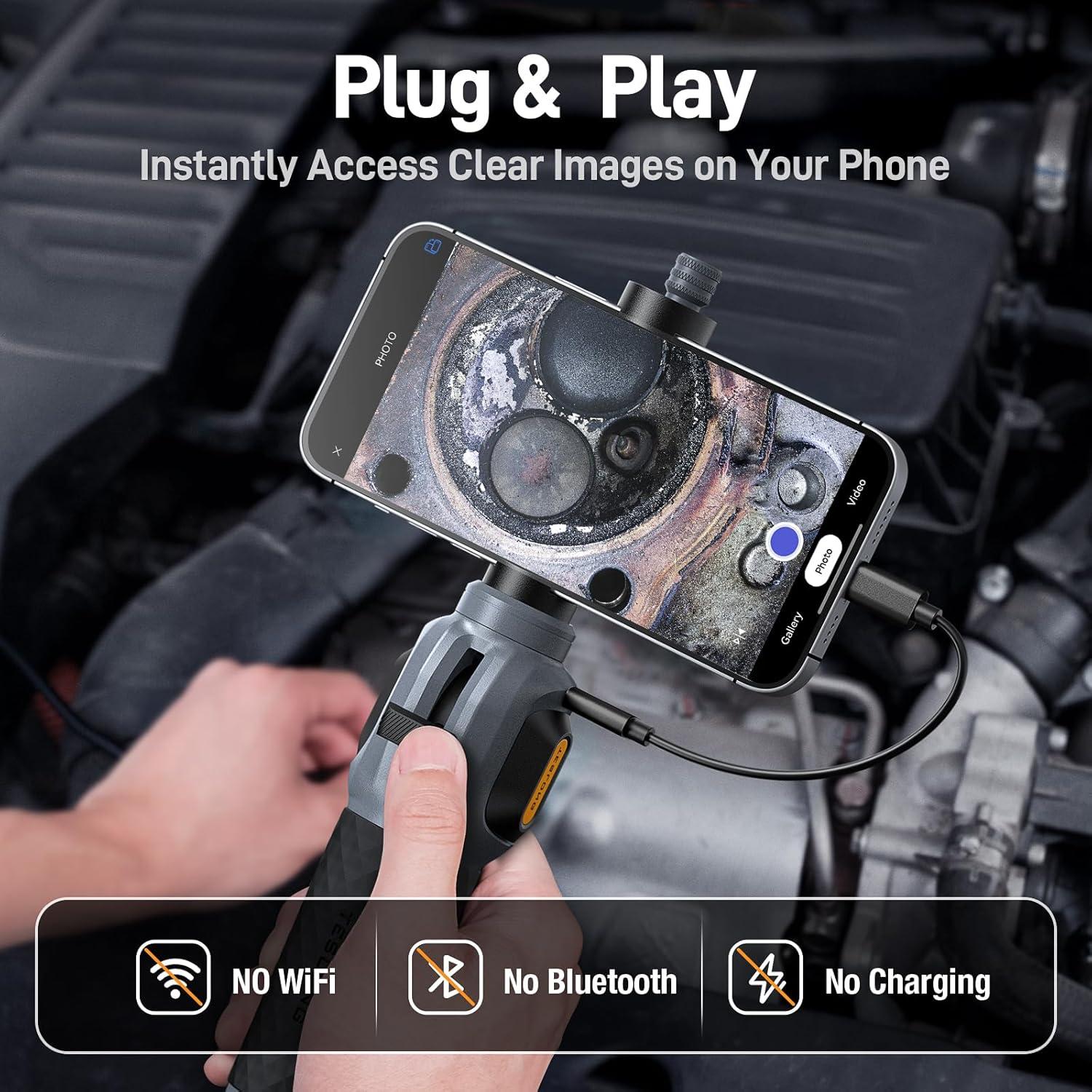 Borescopio Articulado Bidireccional Teslong 1.52m USB-C