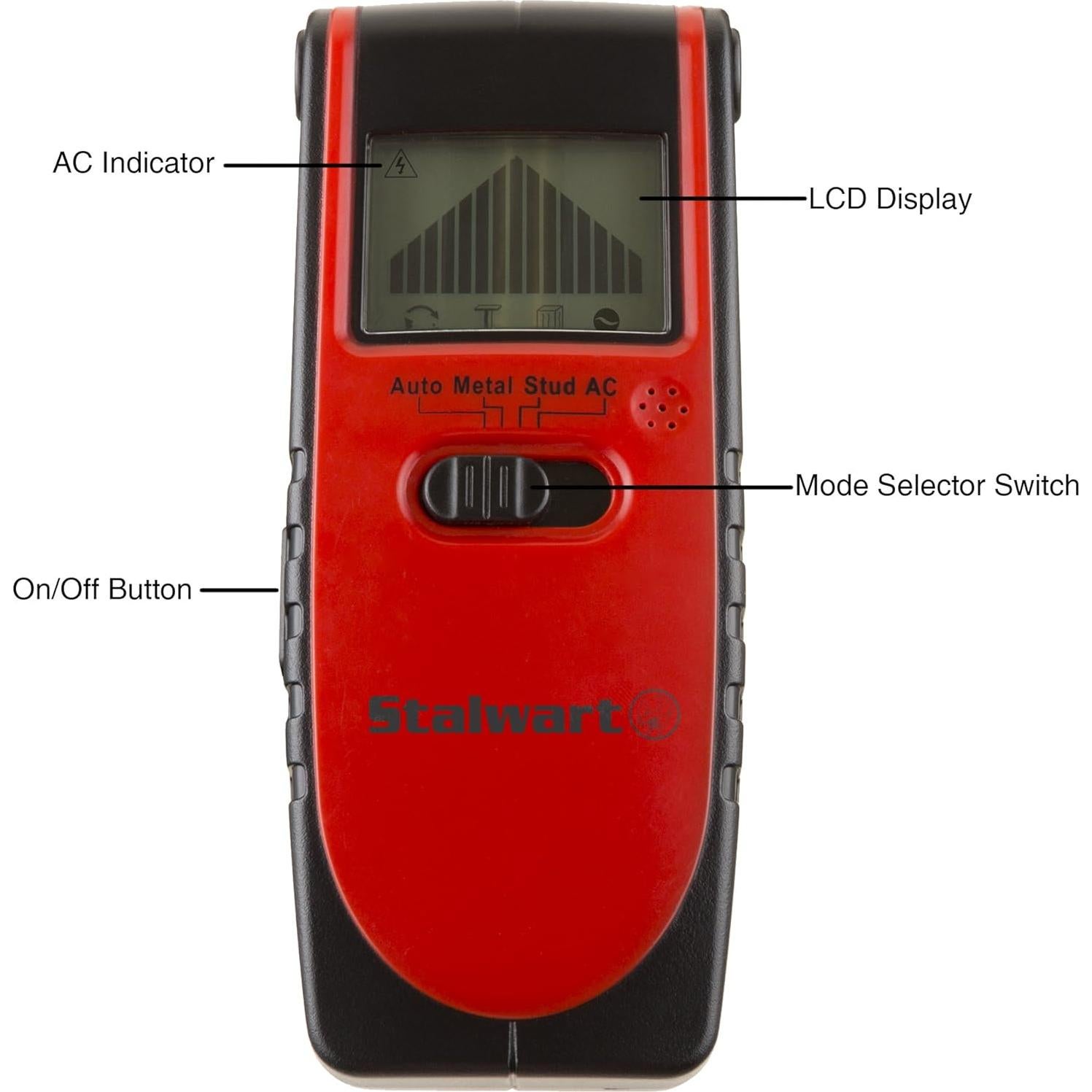 Buscador de Estudio 3-en-1 Stalwart con Pantalla LCD