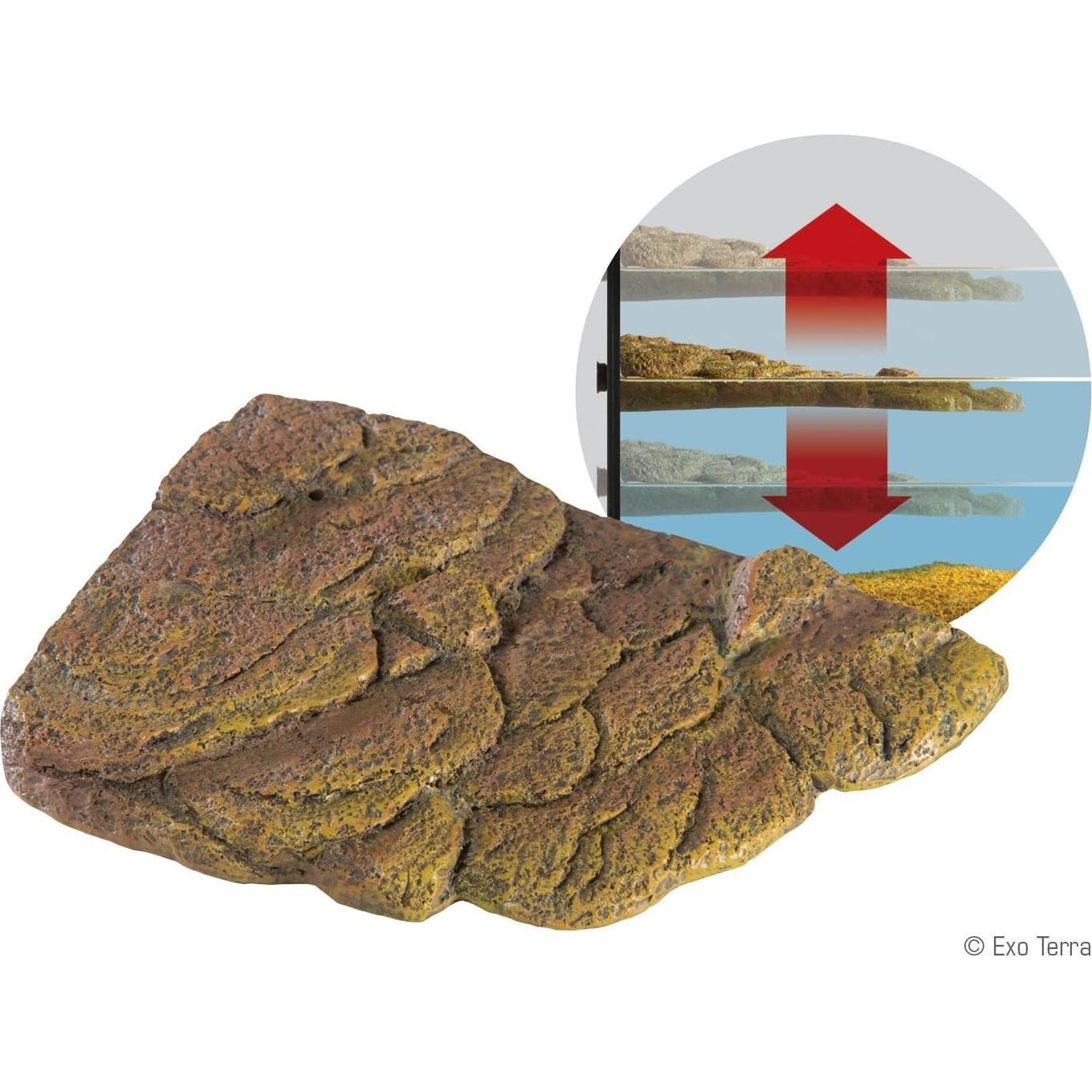 Isla Flotante Magnética Exo Terra Turtle Bank - Pequeña 16.6x12.4 cm