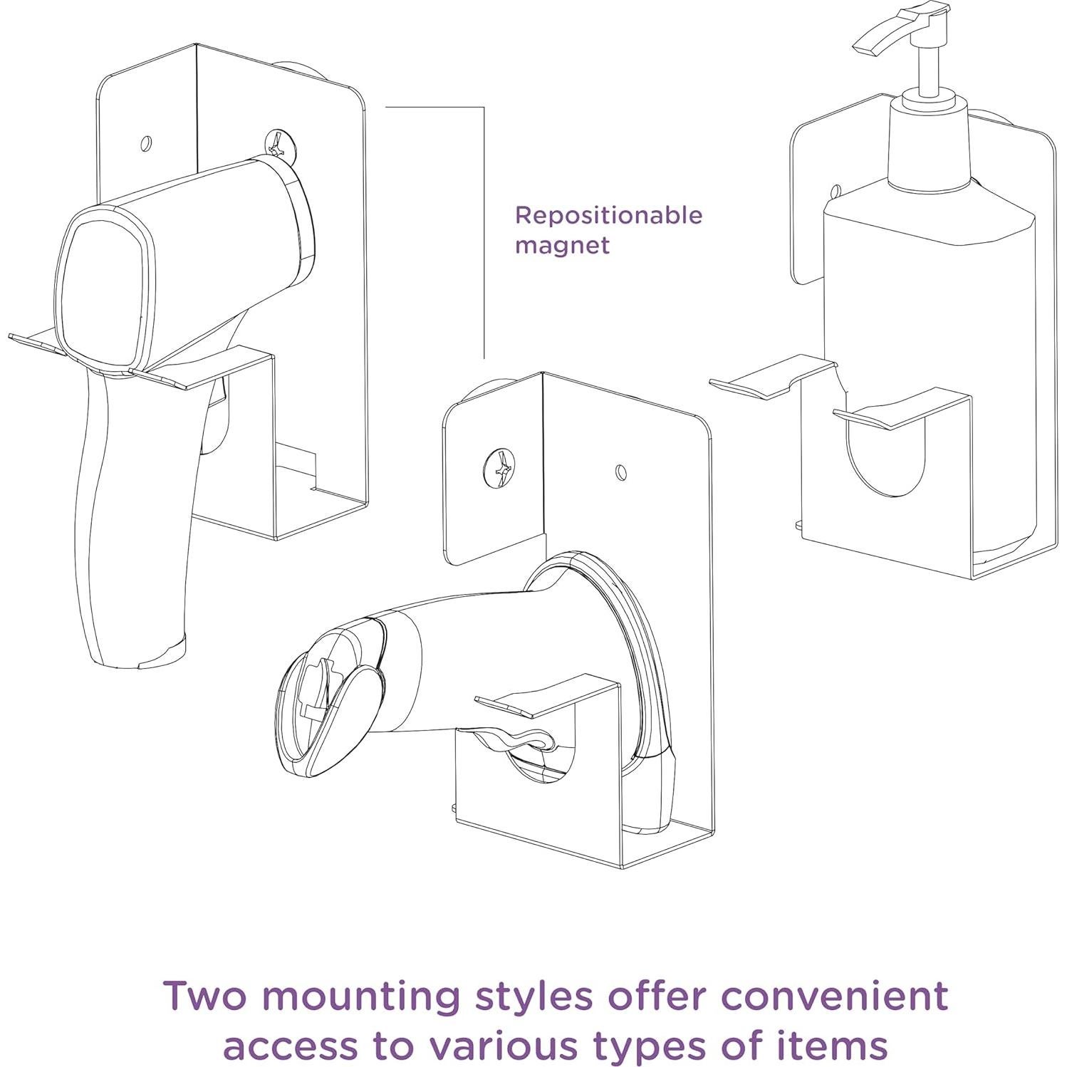 Soporte Magnético para Escáner de Código de Barras Carstens, Acero Negro