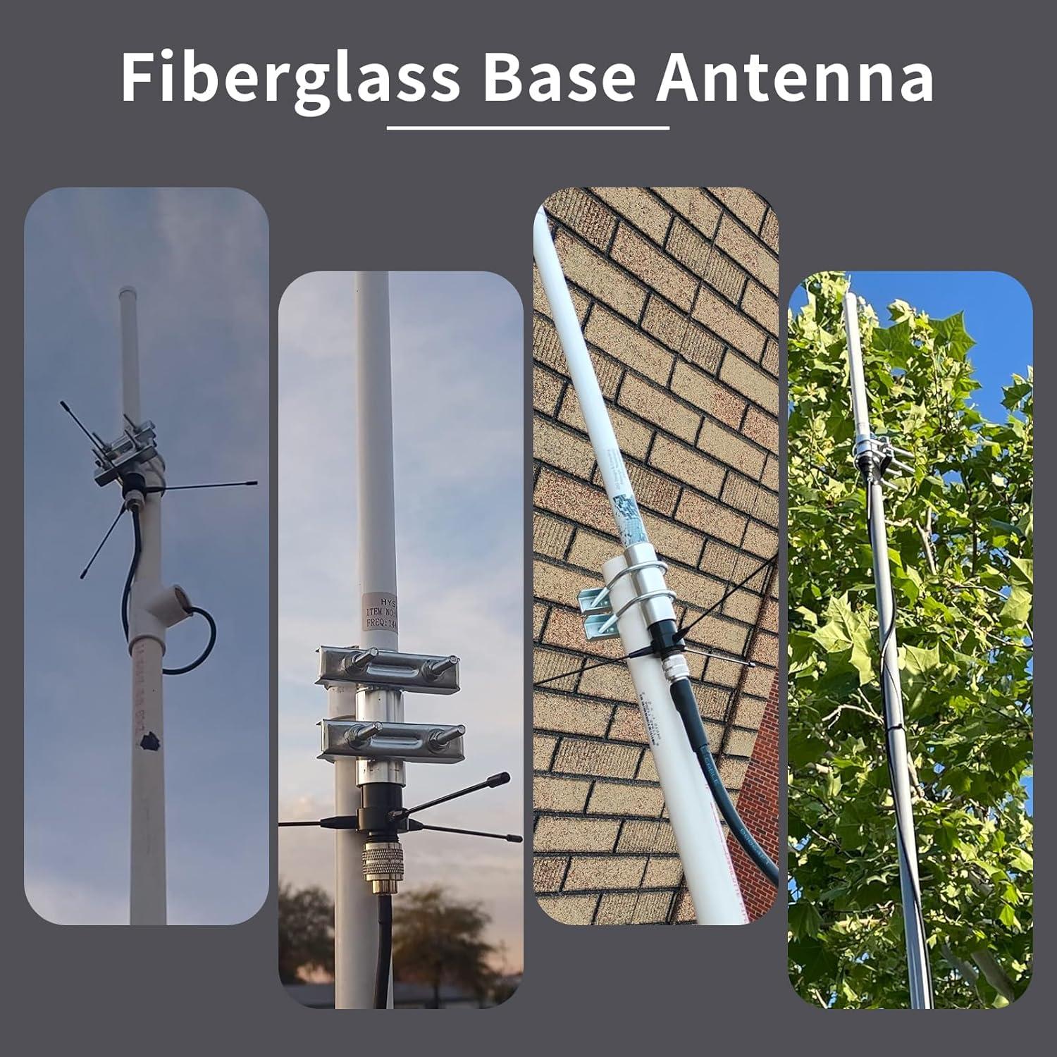 Antena VHF de Fibra de Vidrio 43.18 cm Quanzhou 136-174 MHz