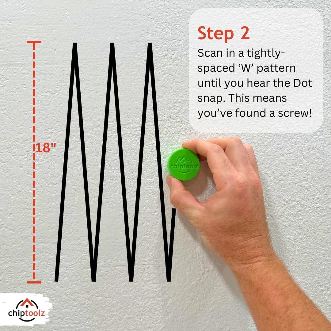 Localizador de Estudio Magnético ChipToolz DOT - Sin Baterías